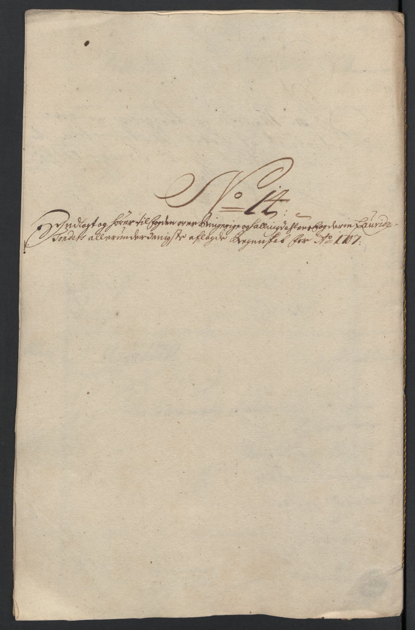 Rentekammeret inntil 1814, Reviderte regnskaper, Fogderegnskap, RA/EA-4092/R22/L1466: Fogderegnskap Ringerike, Hallingdal og Buskerud, 1707, s. 257