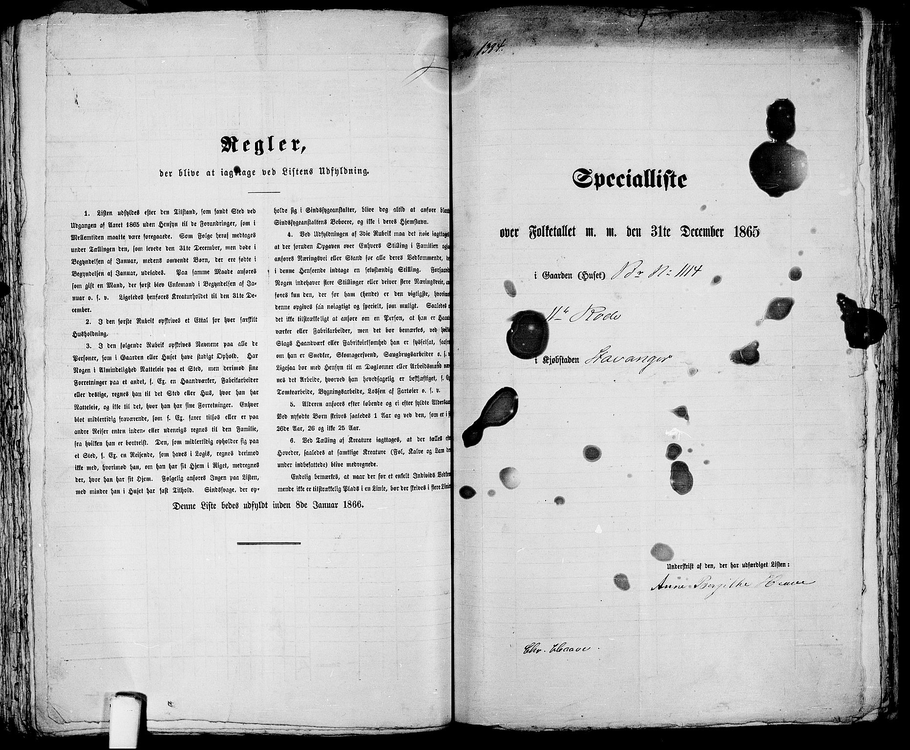 RA, Folketelling 1865 for 1103 Stavanger kjøpstad, 1865, s. 2802