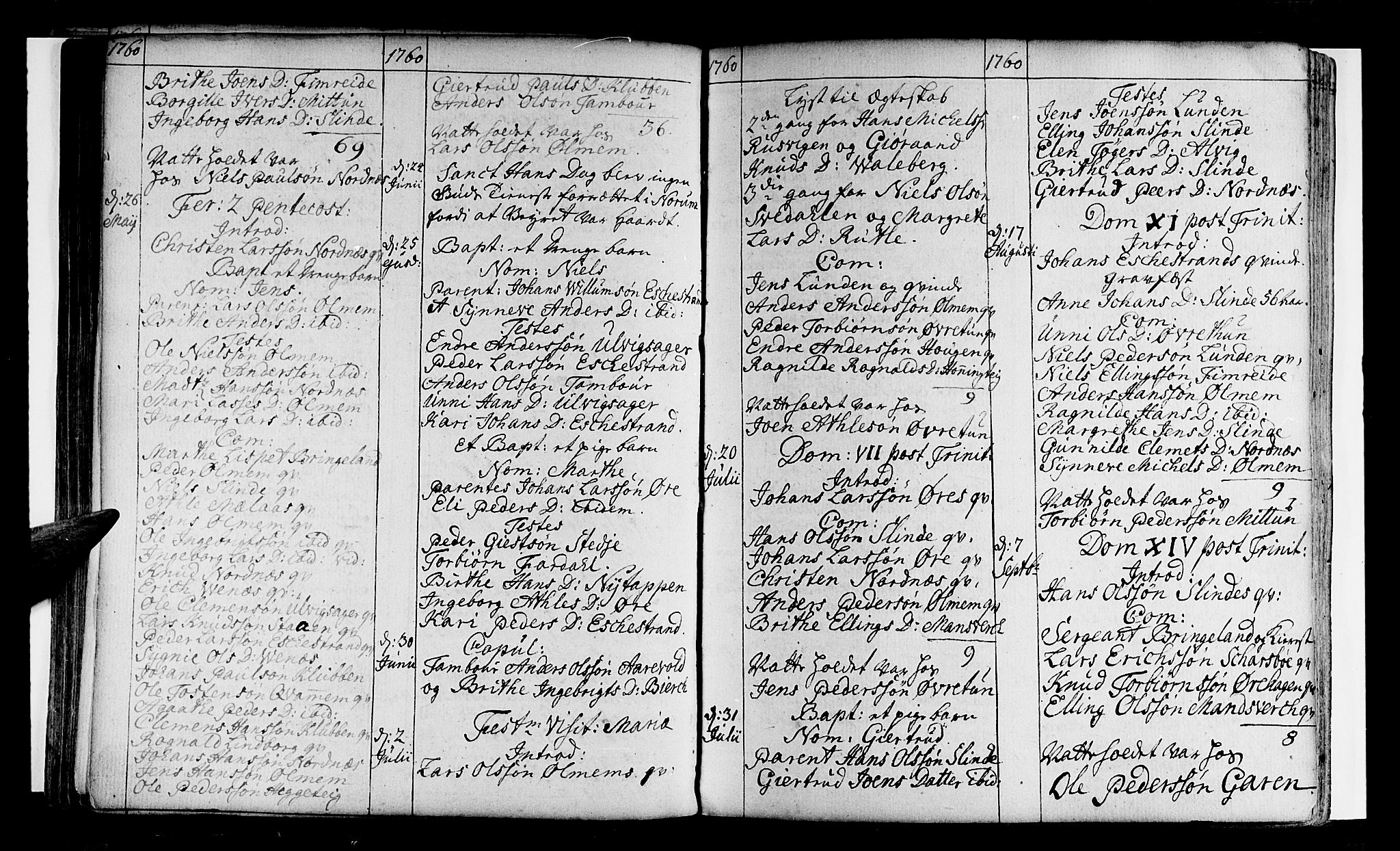 Sogndal sokneprestembete, AV/SAB-A-81301/H/Haa/Haaa/L0004: Ministerialbok nr. A 4, 1747-1782