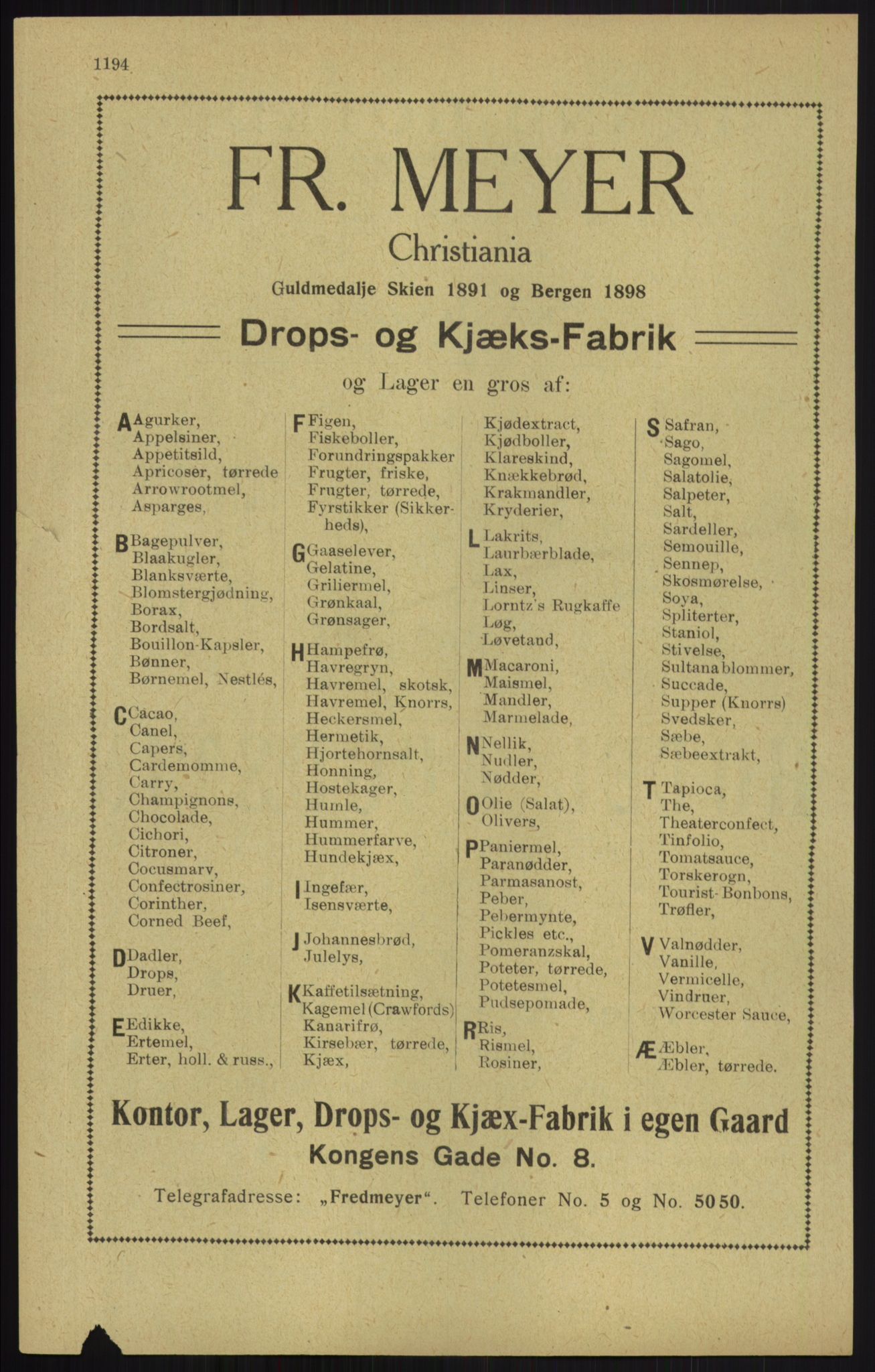 Kristiania/Oslo adressebok, PUBL/-, 1913, s. 1154