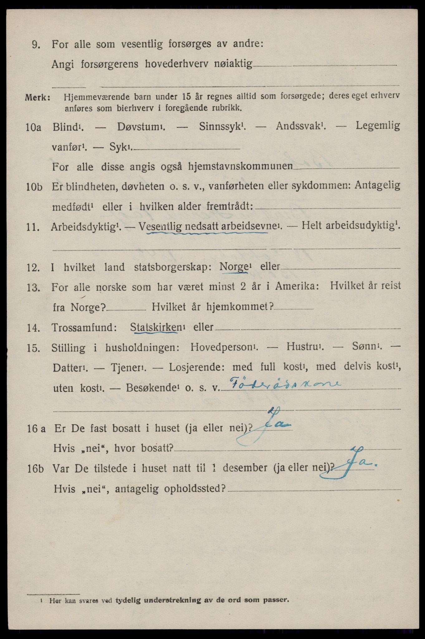 SAST, Folketelling 1920 for 1145 Bokn herred, 1920, s. 783