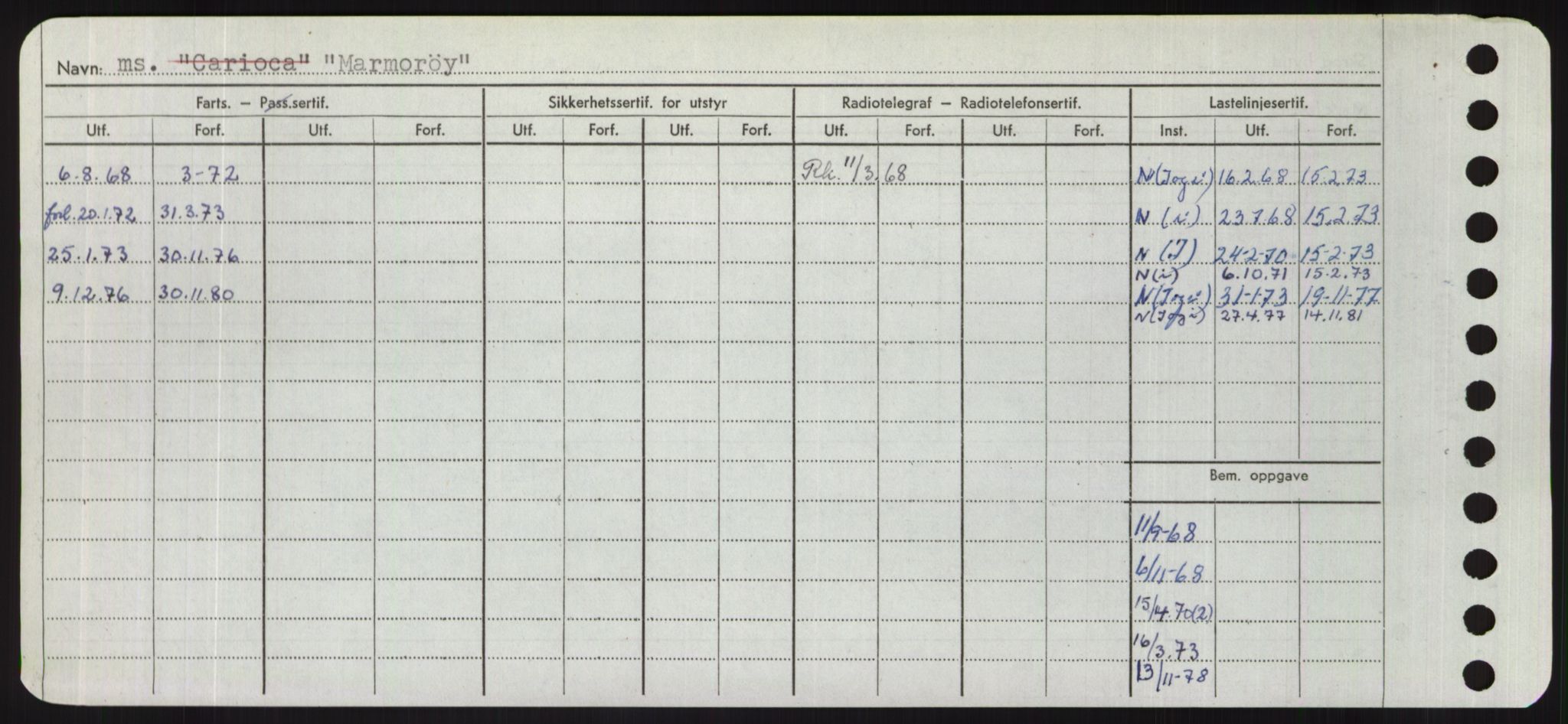 Sjøfartsdirektoratet med forløpere, Skipsmålingen, RA/S-1627/H/Hd/L0024: Fartøy, M-Mim, s. 310