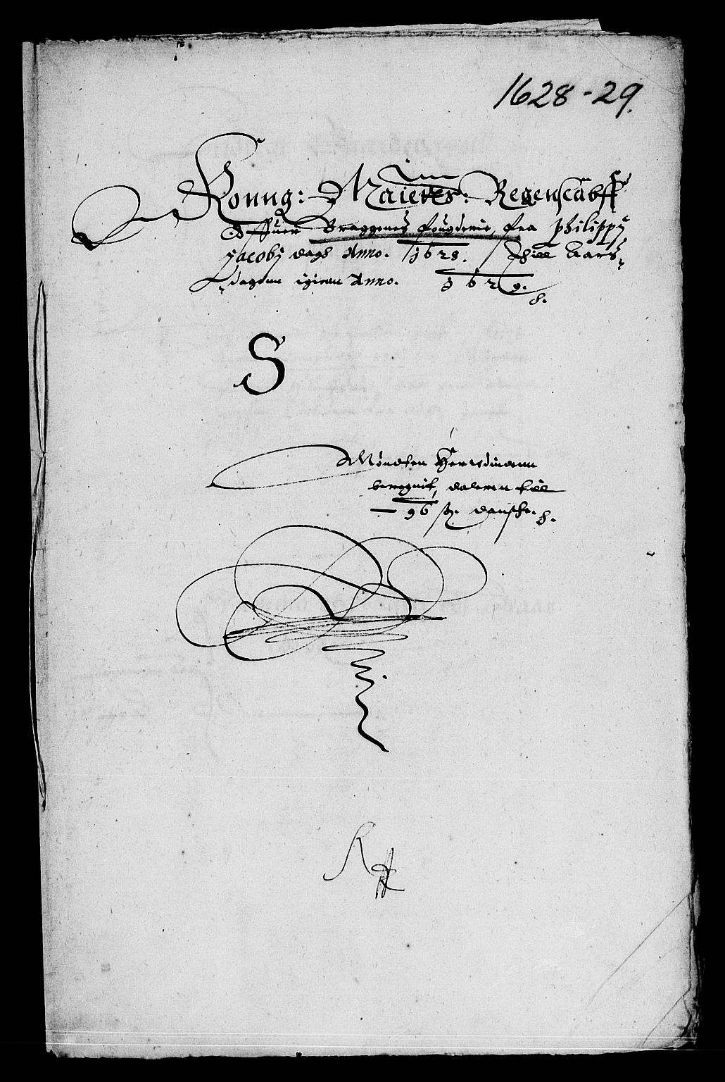 Rentekammeret inntil 1814, Reviderte regnskaper, Lensregnskaper, AV/RA-EA-5023/R/Rb/Rba/L0087: Akershus len, 1628-1629