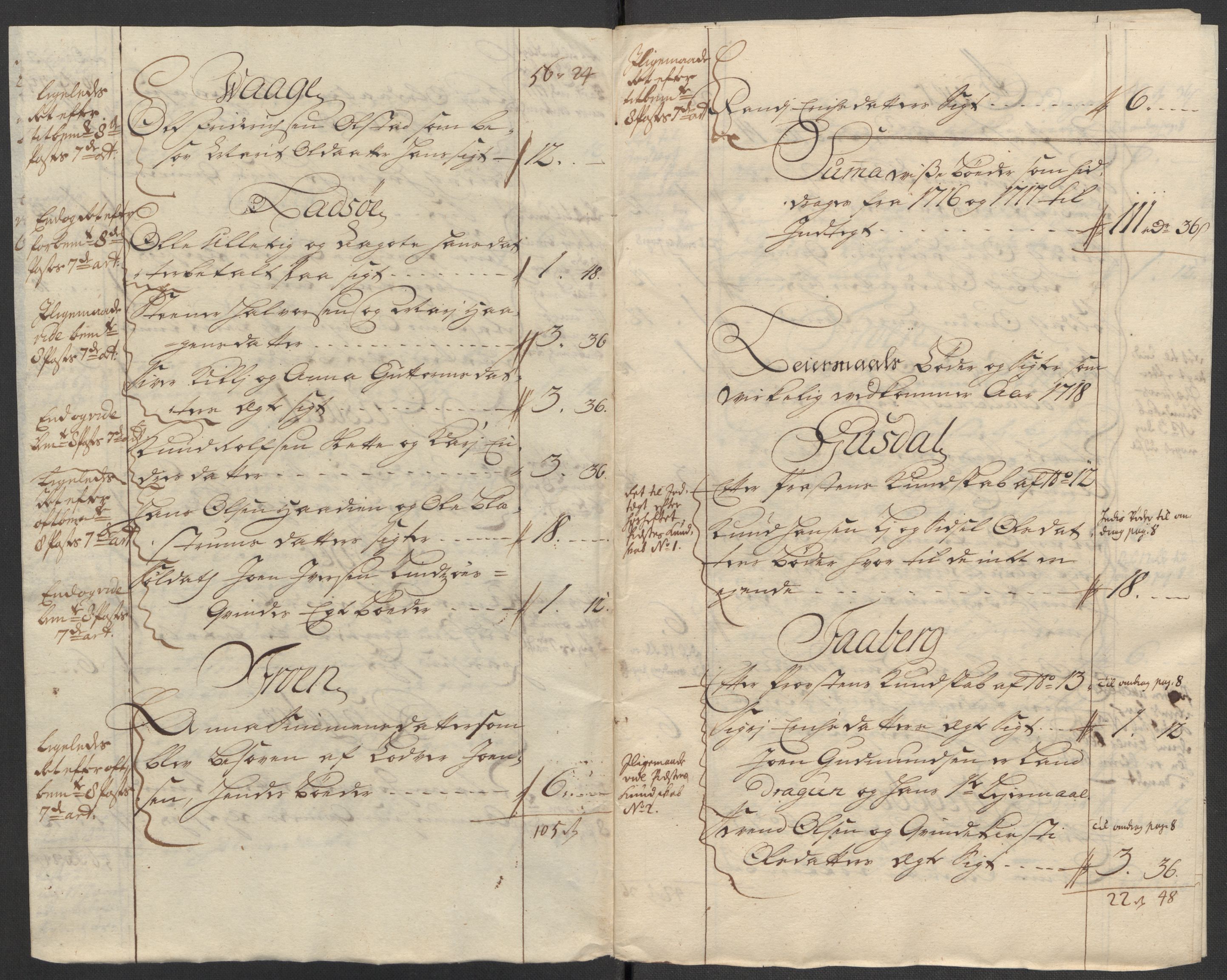 Rentekammeret inntil 1814, Reviderte regnskaper, Fogderegnskap, RA/EA-4092/R17/L1188: Fogderegnskap Gudbrandsdal, 1718, s. 84