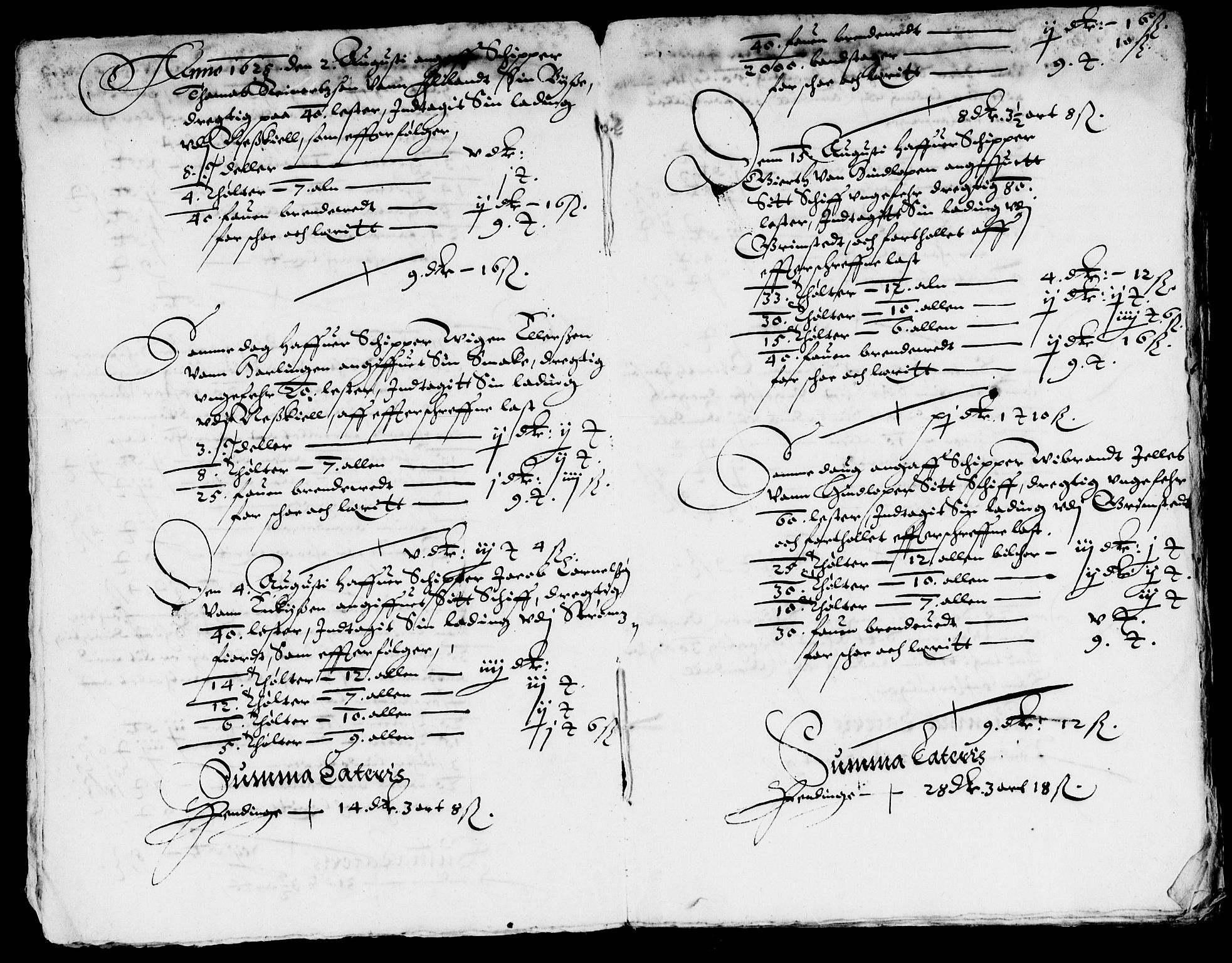 Rentekammeret inntil 1814, Reviderte regnskaper, Lensregnskaper, AV/RA-EA-5023/R/Rb/Rbq/L0018: Nedenes len. Mandals len. Råbyggelag., 1628-1630