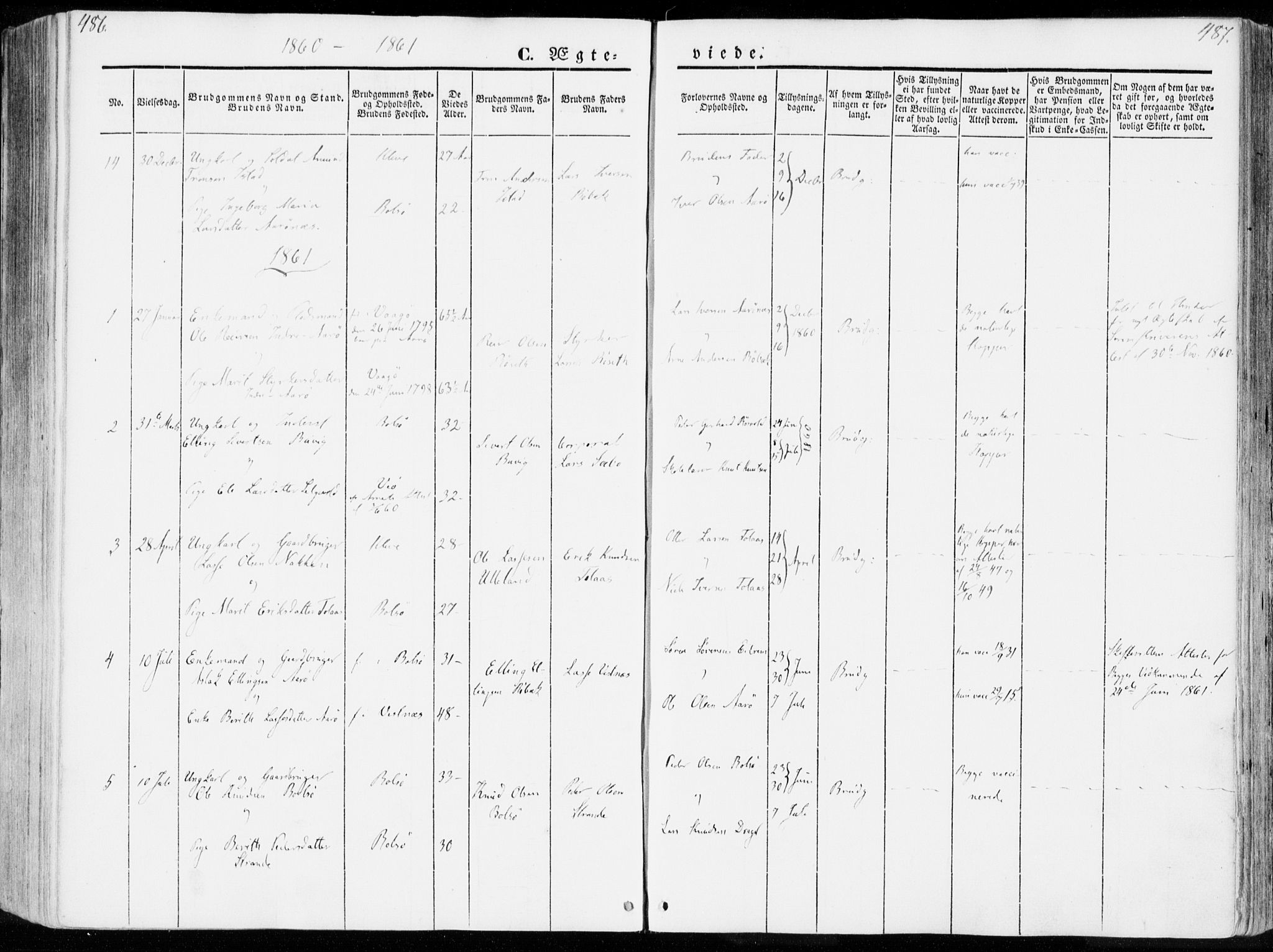 Ministerialprotokoller, klokkerbøker og fødselsregistre - Møre og Romsdal, SAT/A-1454/555/L0653: Ministerialbok nr. 555A04, 1843-1869, s. 486-487