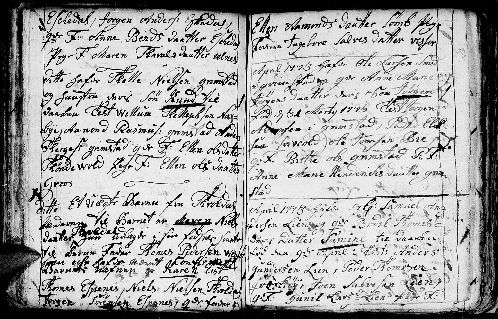Fjære sokneprestkontor, AV/SAK-1111-0011/F/Fb/L0004: Klokkerbok nr. B 4, 1766-1785, s. 87b-88a