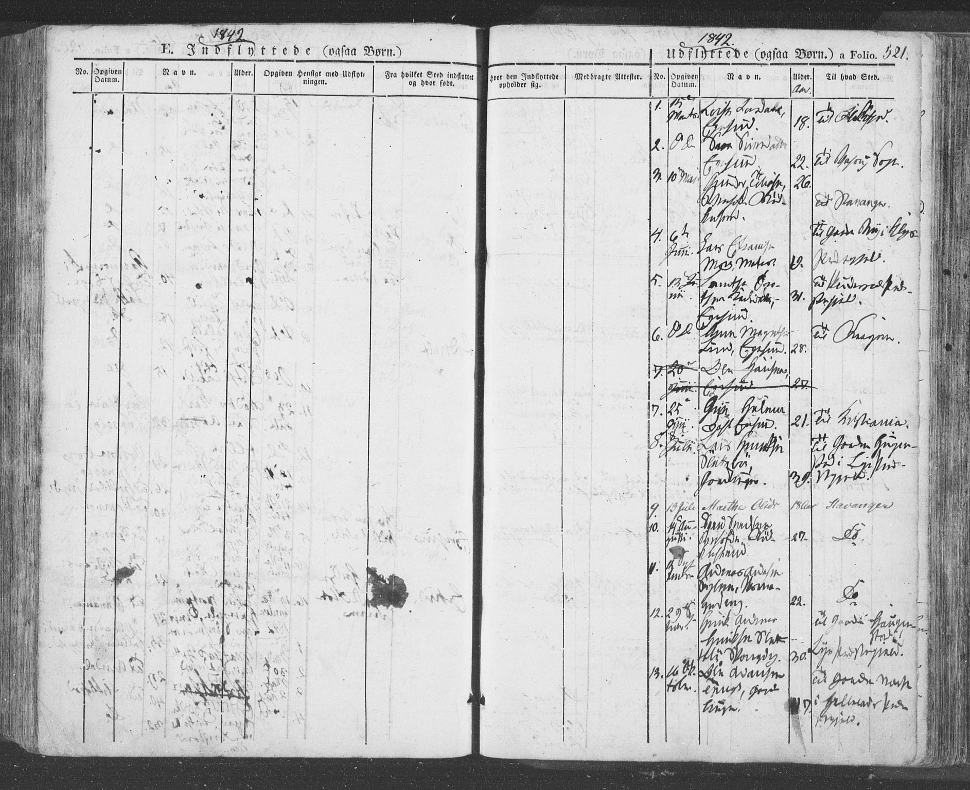 Eigersund sokneprestkontor, AV/SAST-A-101807/001/30/30BA/L0009: Ministerialbok nr. A 9, 1827-1850, s. 521