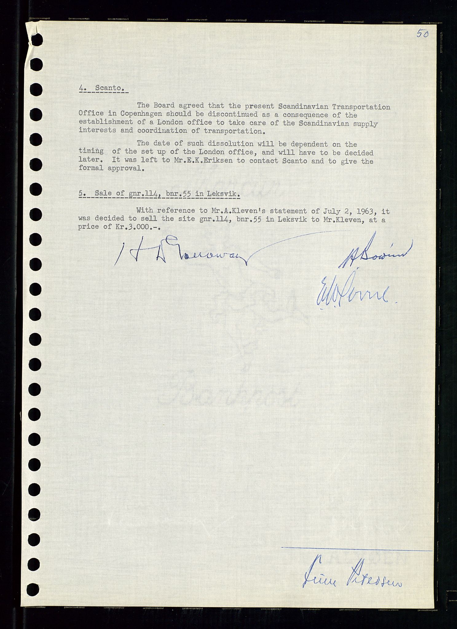 Pa 0982 - Esso Norge A/S, AV/SAST-A-100448/A/Aa/L0001/0004: Den administrerende direksjon Board minutes (styrereferater) / Den administrerende direksjon Board minutes (styrereferater), 1963-1964, s. 213