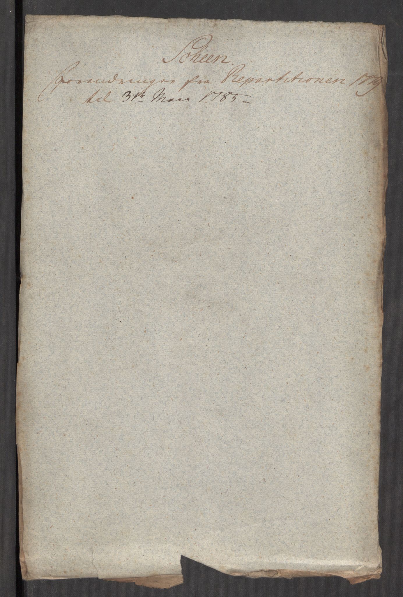 Kommersekollegiet, Brannforsikringskontoret 1767-1814, RA/EA-5458/F/Fa/L0044b/0014: Skien / Branntakstprotokoll. Forandringer., 1785