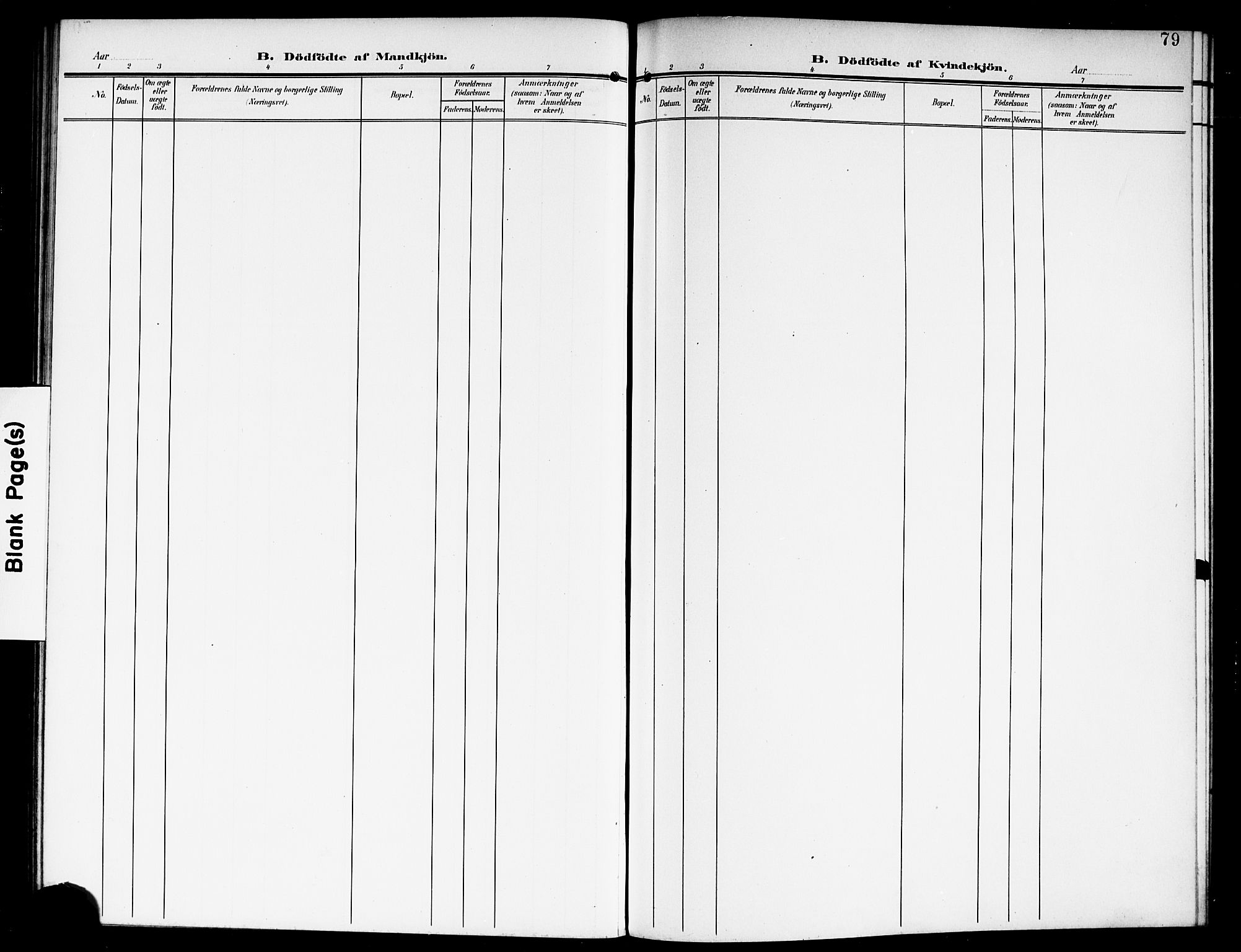 Fet prestekontor Kirkebøker, SAO/A-10370a/G/Ga/L0008: Klokkerbok nr. I 8, 1907-1920, s. 79