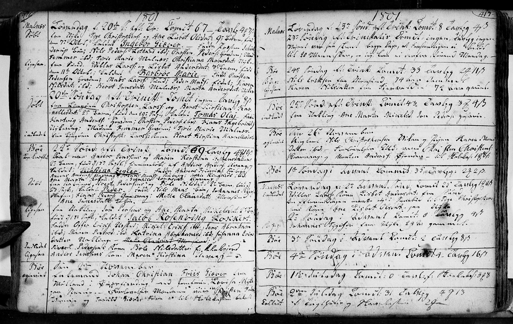 Ministerialprotokoller, klokkerbøker og fødselsregistre - Nordland, AV/SAT-A-1459/891/L1297: Ministerialbok nr. 891A02, 1759-1820, s. 516-517