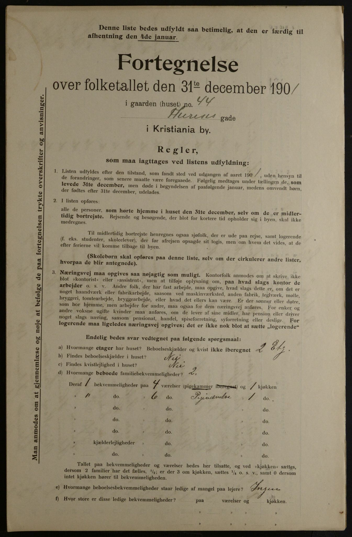 OBA, Kommunal folketelling 31.12.1901 for Kristiania kjøpstad, 1901, s. 16684