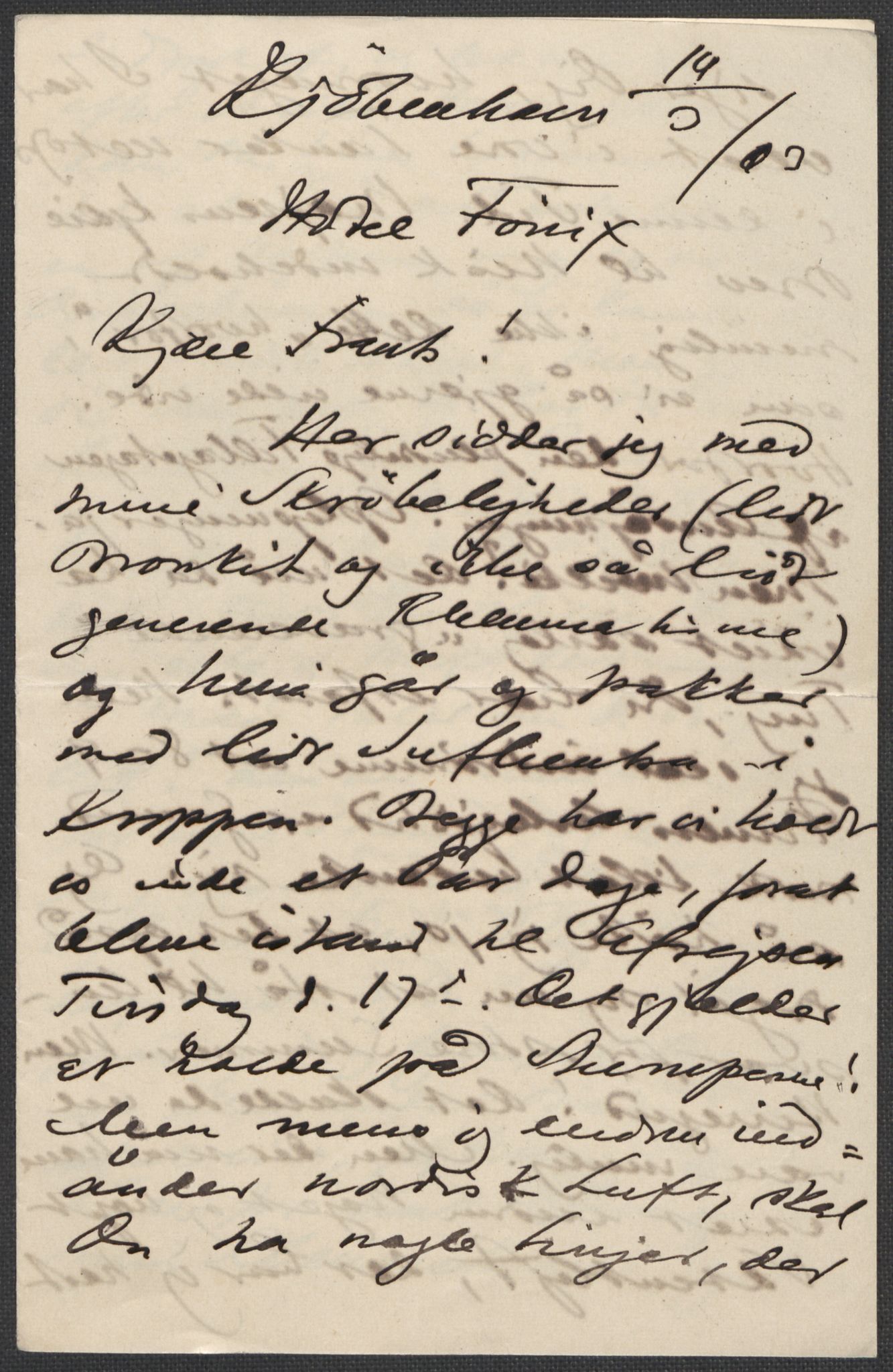 Beyer, Frants, RA/PA-0132/F/L0001: Brev fra Edvard Grieg til Frantz Beyer og "En del optegnelser som kan tjene til kommentar til brevene" av Marie Beyer, 1872-1907, s. 698