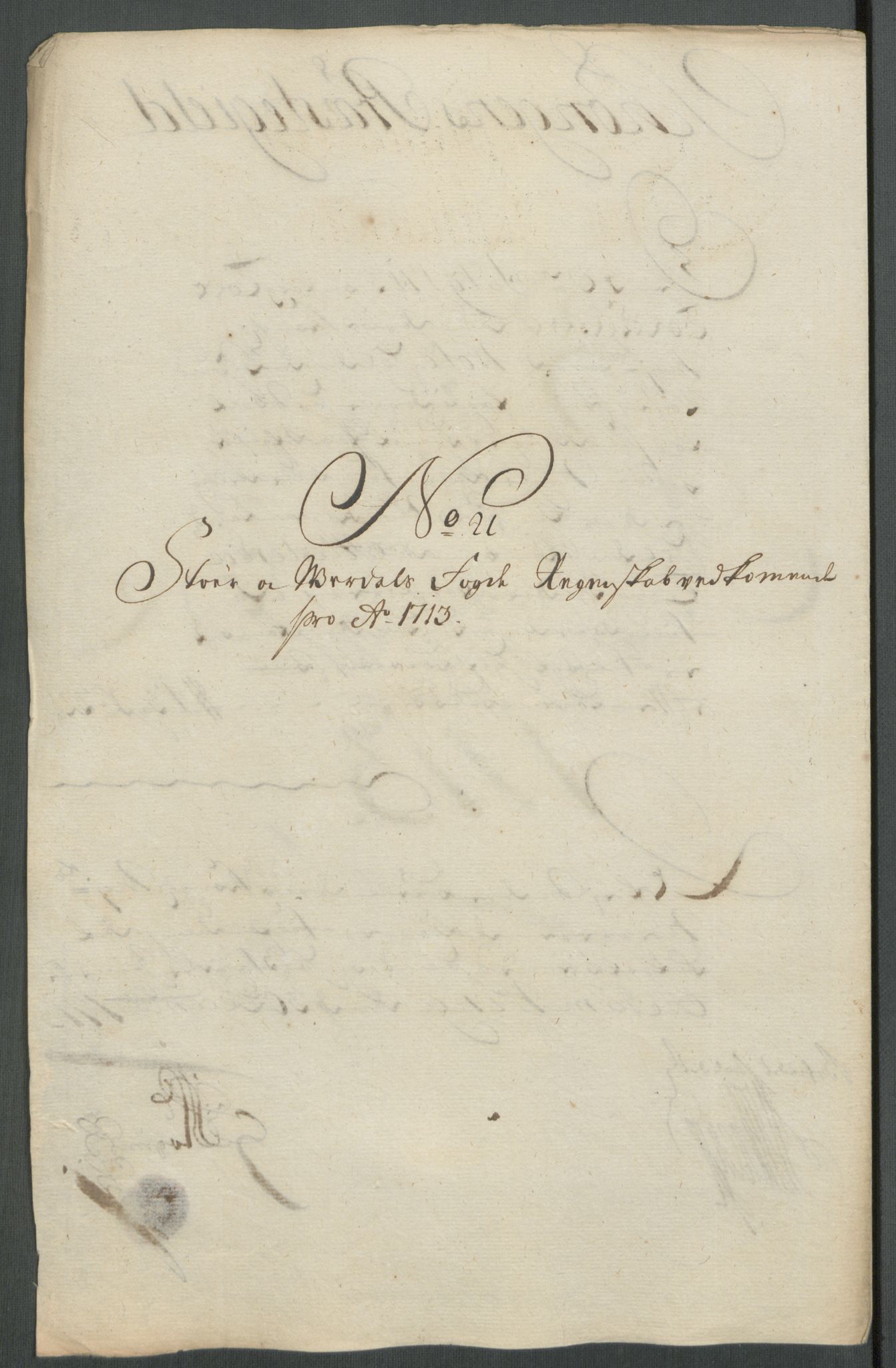 Rentekammeret inntil 1814, Reviderte regnskaper, Fogderegnskap, AV/RA-EA-4092/R62/L4203: Fogderegnskap Stjørdal og Verdal, 1713, s. 234