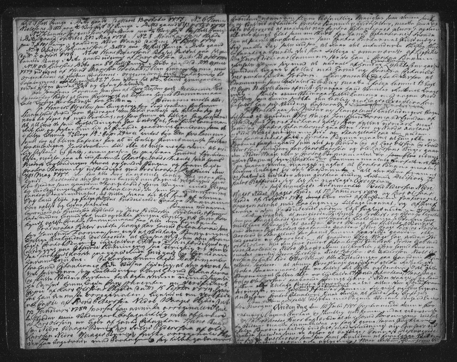 Sunnhordland sorenskrivar, SAB/A-2401/1/F/Faa/L0043: Tingbøker, 1787-1792, s. 1b-2a