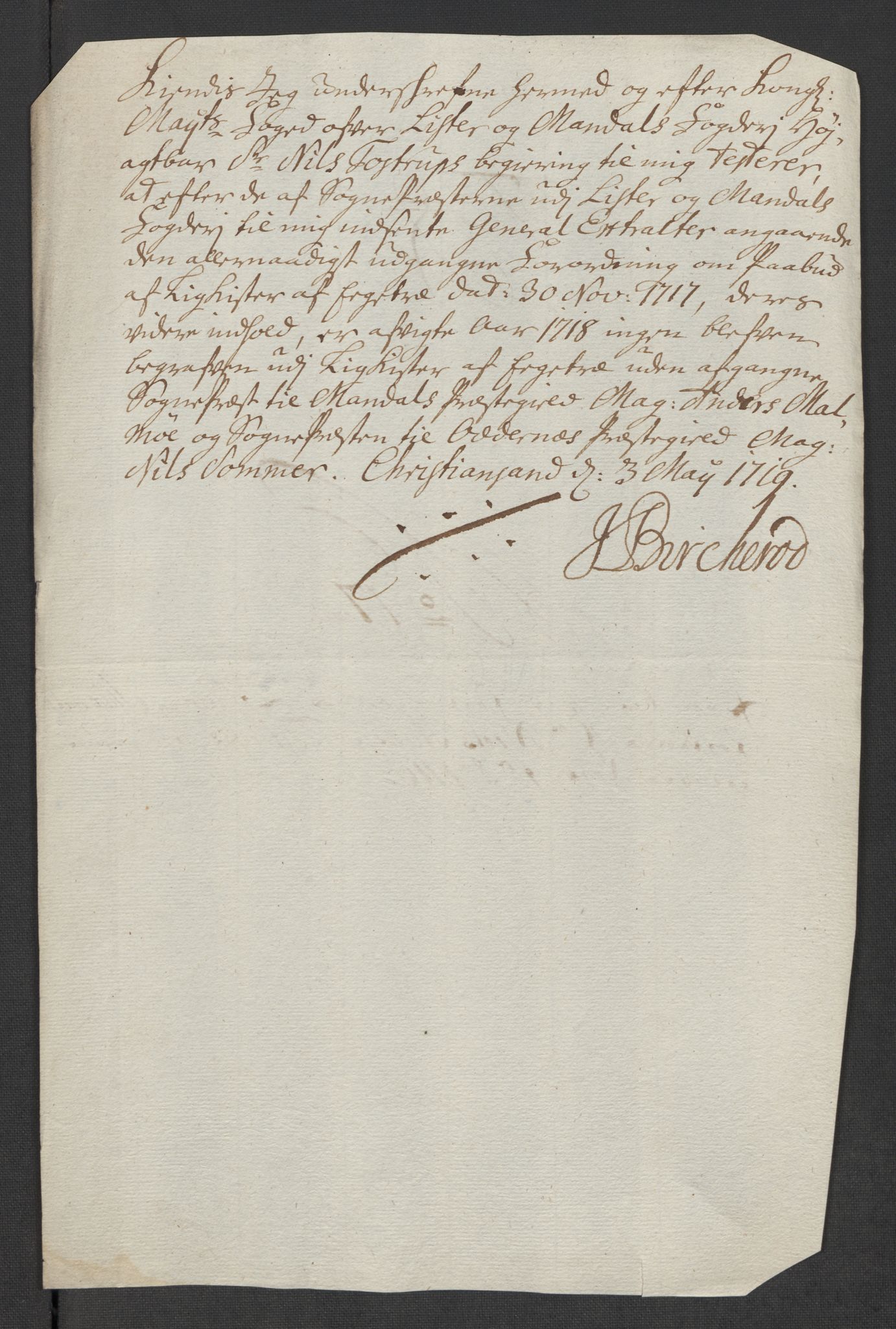 Rentekammeret inntil 1814, Reviderte regnskaper, Fogderegnskap, RA/EA-4092/R43/L2563: Fogderegnskap Lista og Mandal, 1718, s. 233