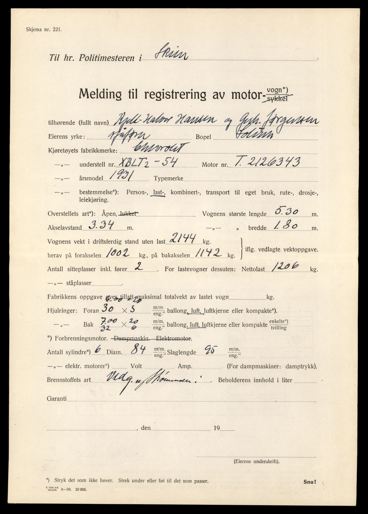 Møre og Romsdal vegkontor - Ålesund trafikkstasjon, AV/SAT-A-4099/F/Fe/L0018: Registreringskort for kjøretøy T 10091 - T 10227, 1927-1998, s. 2175