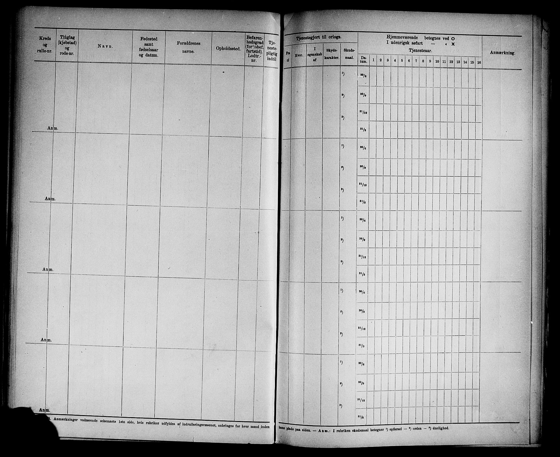 Kristiansand mønstringskrets, AV/SAK-2031-0015/F/Fd/L0012: Rulle sjøvernepliktige, C-12, 1910, s. 35