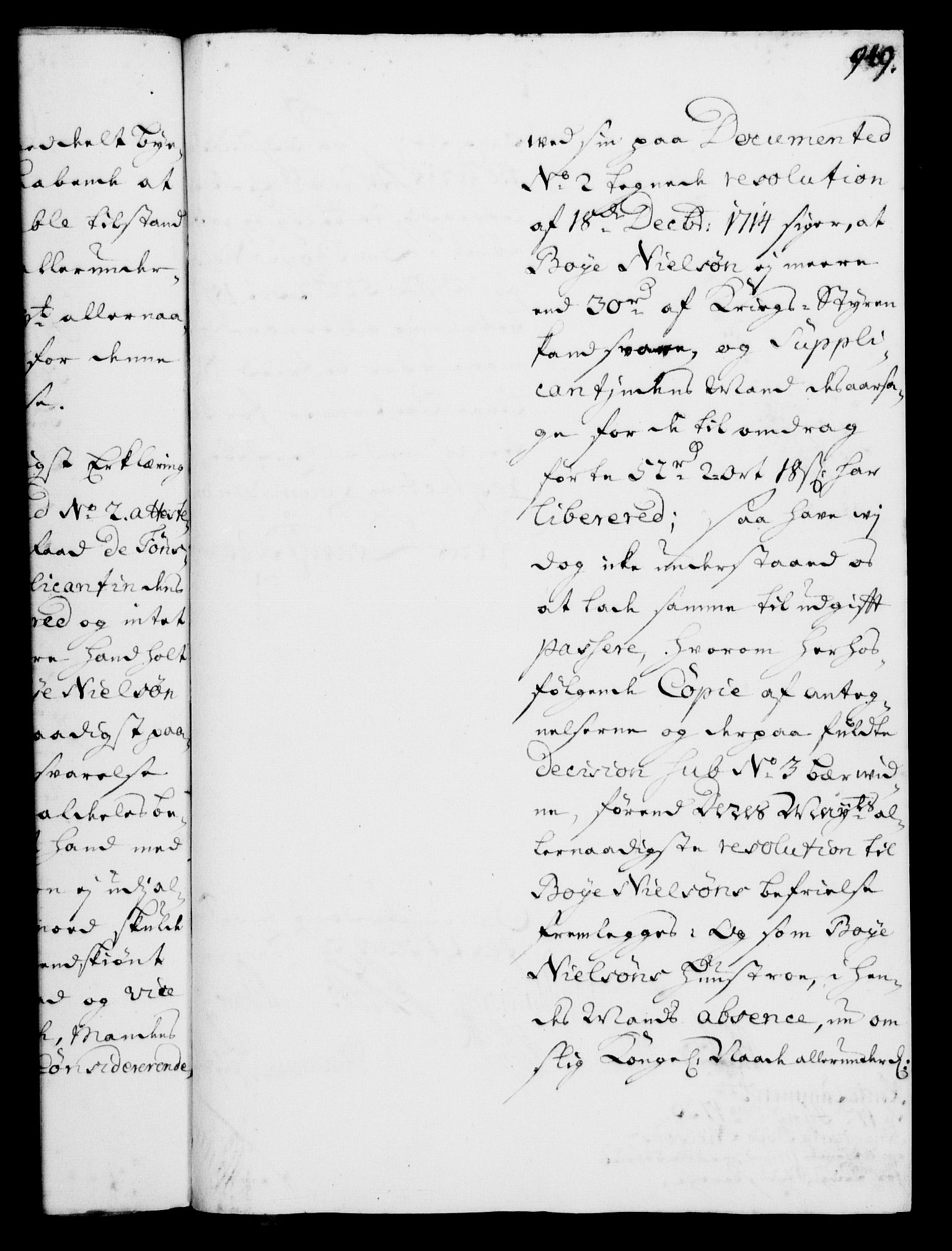 Rentekammeret, Kammerkanselliet, RA/EA-3111/G/Gf/Gfa/L0002: Norsk relasjons- og resolusjonsprotokoll (merket RK 52.2), 1720, s. 919