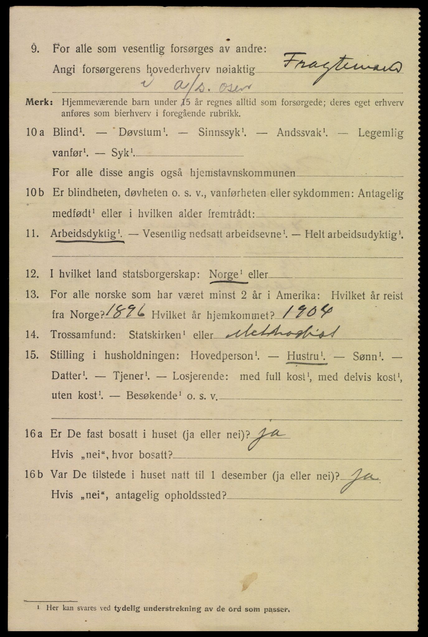 SAK, Folketelling 1920 for 1004 Flekkefjord kjøpstad, 1920, s. 4417