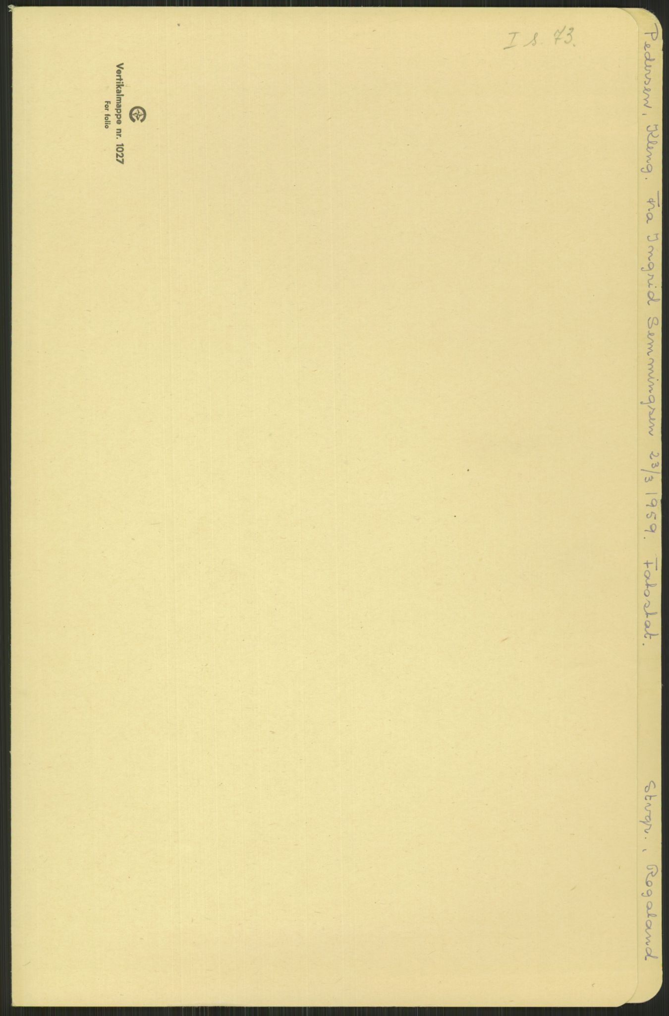 Samlinger til kildeutgivelse, Amerikabrevene, RA/EA-4057/F/L0029: Innlån fra Rogaland: Helle - Tysvær, 1838-1914, s. 101