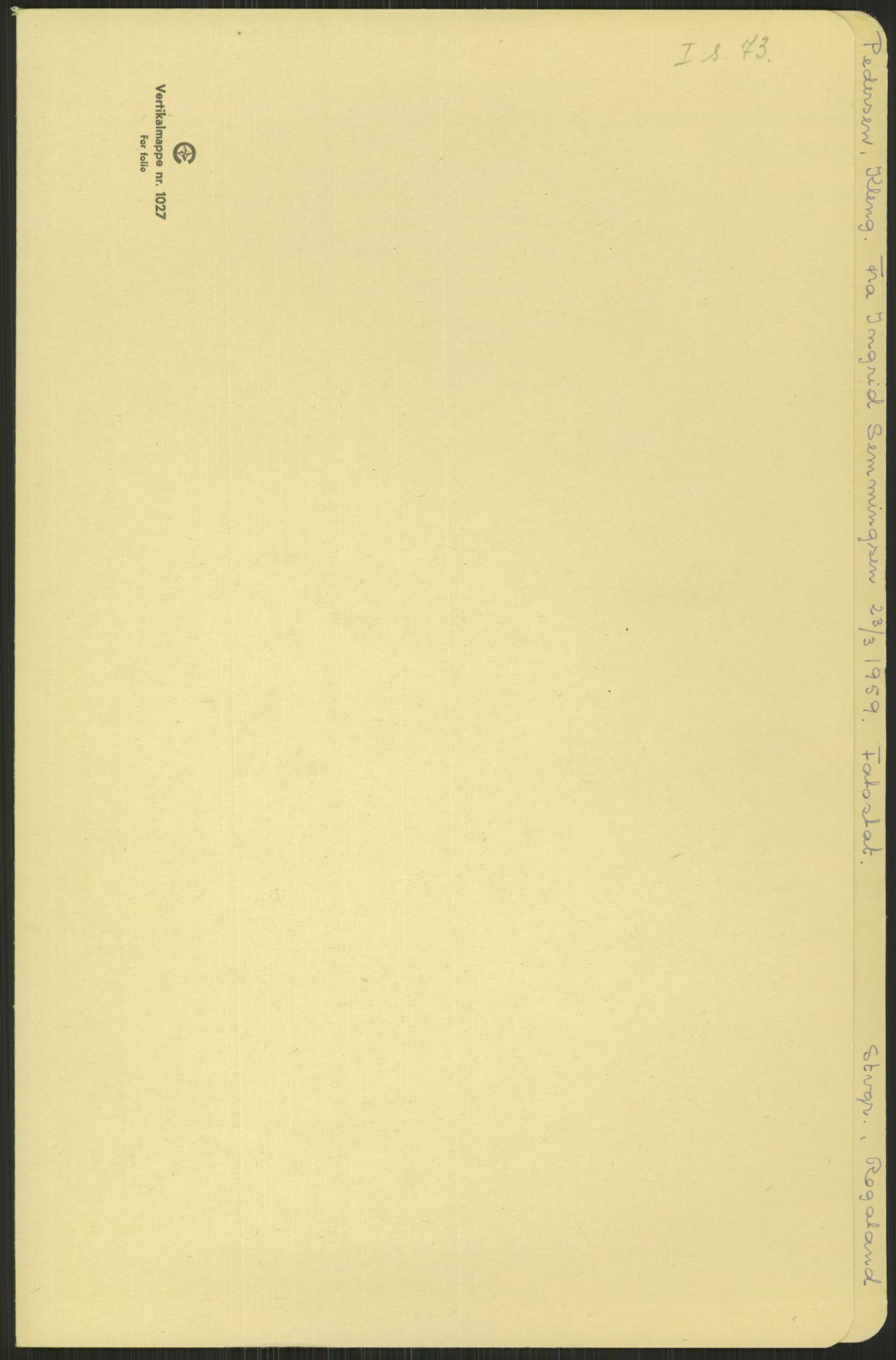 Samlinger til kildeutgivelse, Amerikabrevene, AV/RA-EA-4057/F/L0029: Innlån fra Rogaland: Helle - Tysvær, 1838-1914, s. 101
