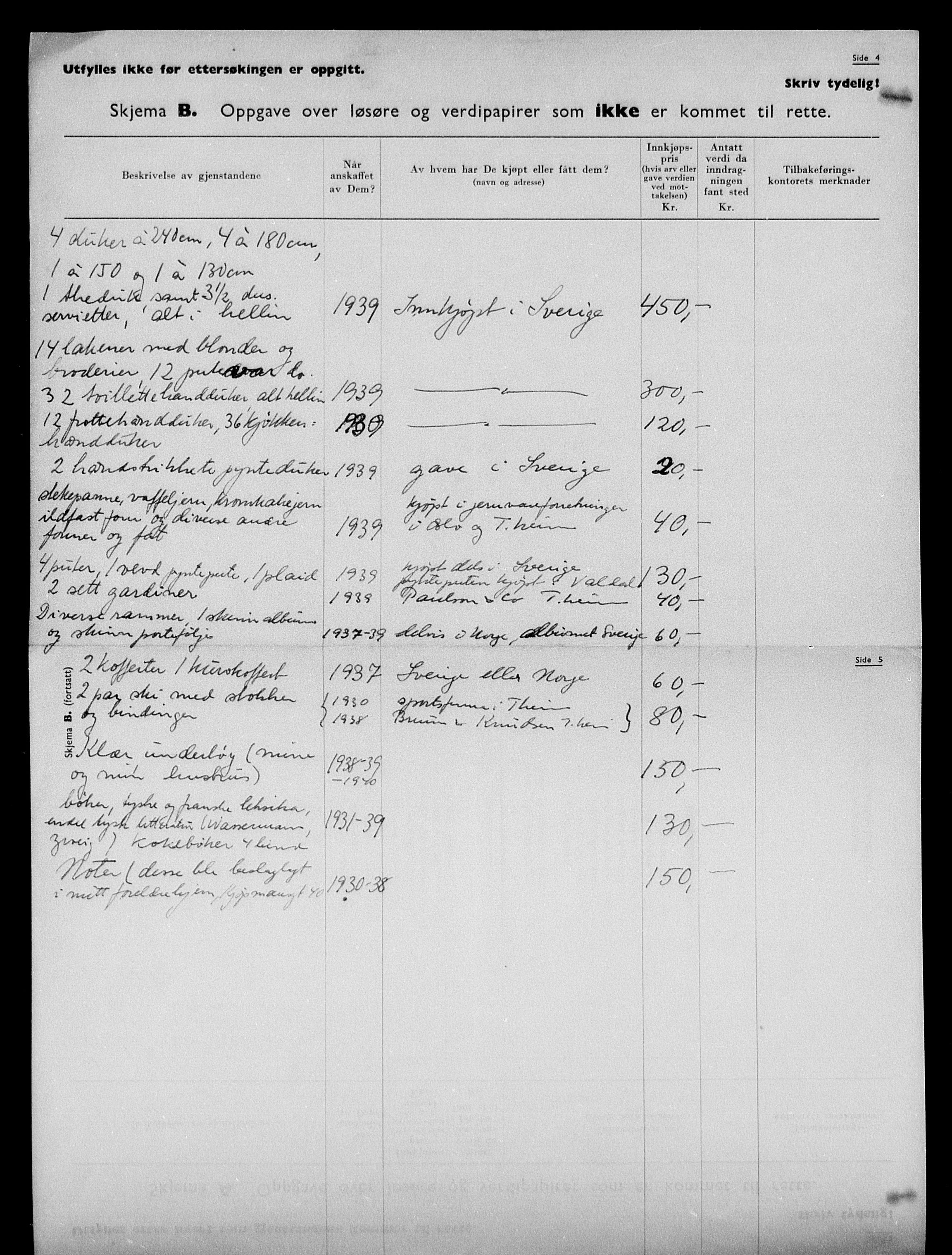 Justisdepartementet, Tilbakeføringskontoret for inndratte formuer, AV/RA-S-1564/H/Hc/Hca/L0905: --, 1945-1947, s. 459