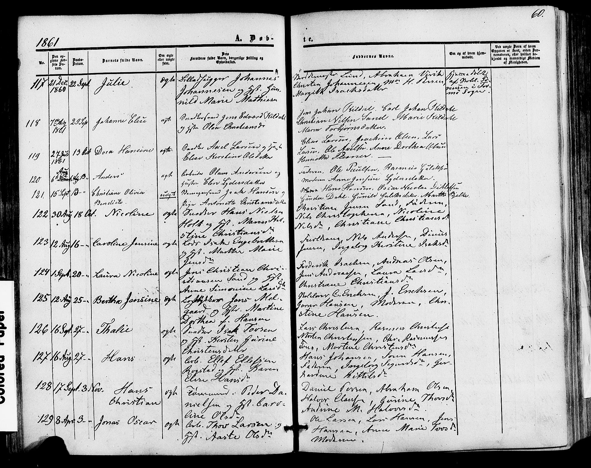 Skien kirkebøker, AV/SAKO-A-302/F/Fa/L0007: Ministerialbok nr. 7, 1856-1865, s. 60