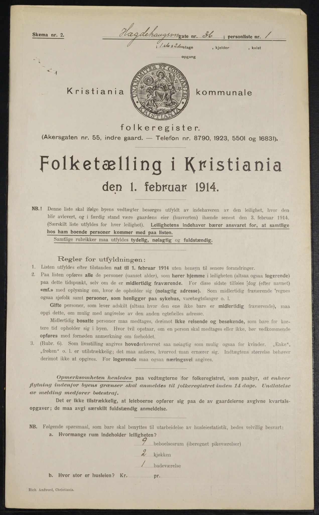 OBA, Kommunal folketelling 1.2.1914 for Kristiania, 1914, s. 36629