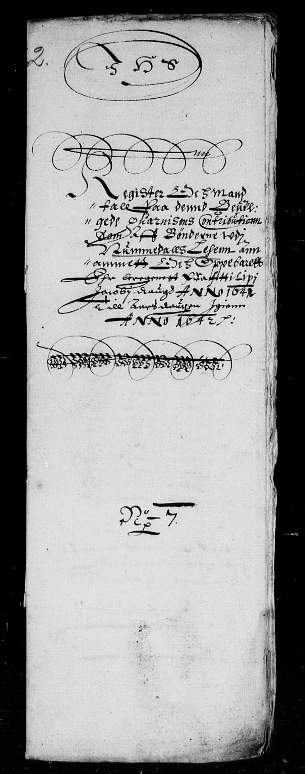 Rentekammeret inntil 1814, Reviderte regnskaper, Lensregnskaper, RA/EA-5023/R/Rb/Rbw/L0072: Trondheim len, 1629-1642