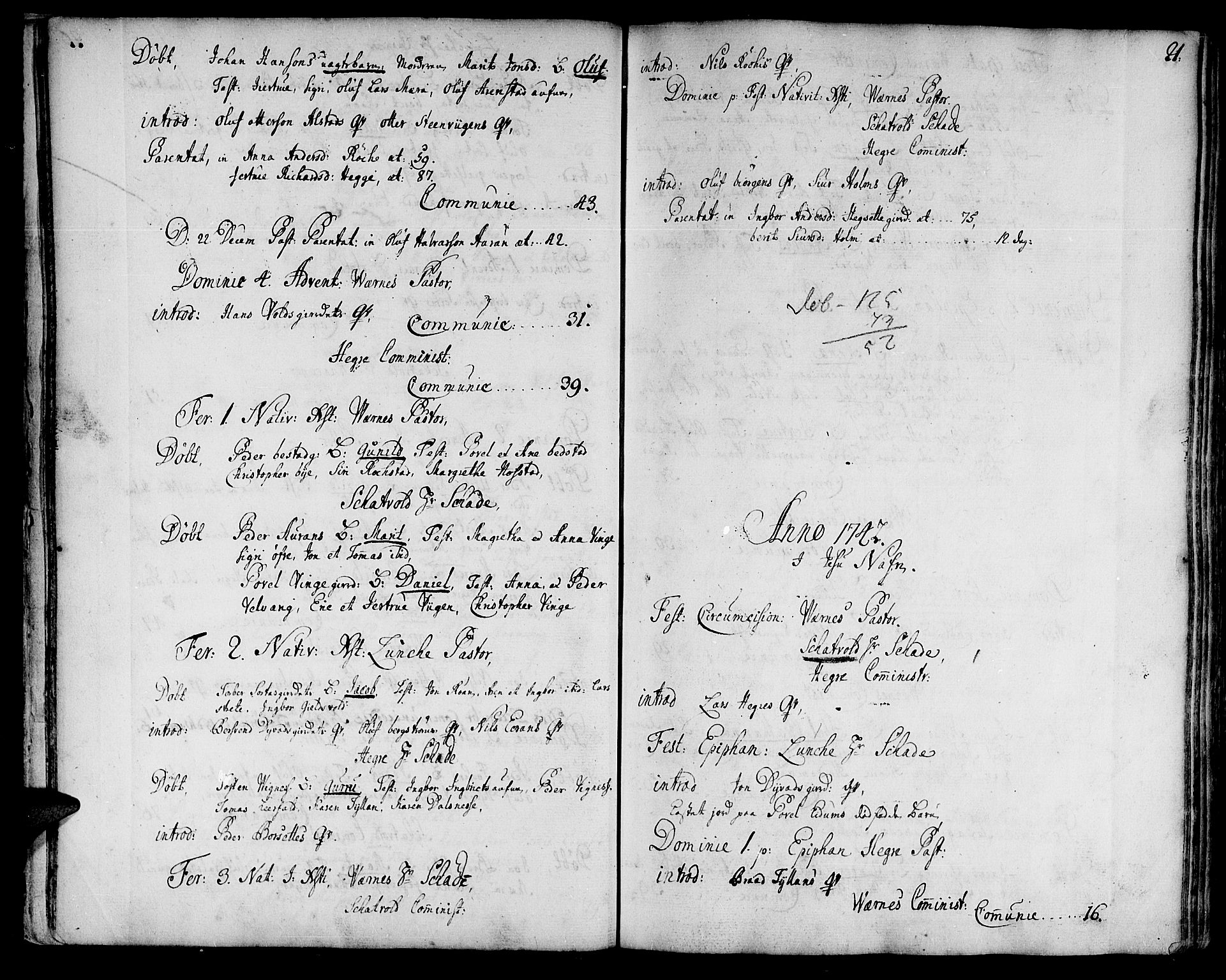 Ministerialprotokoller, klokkerbøker og fødselsregistre - Nord-Trøndelag, AV/SAT-A-1458/709/L0056: Ministerialbok nr. 709A04, 1740-1756, s. 21