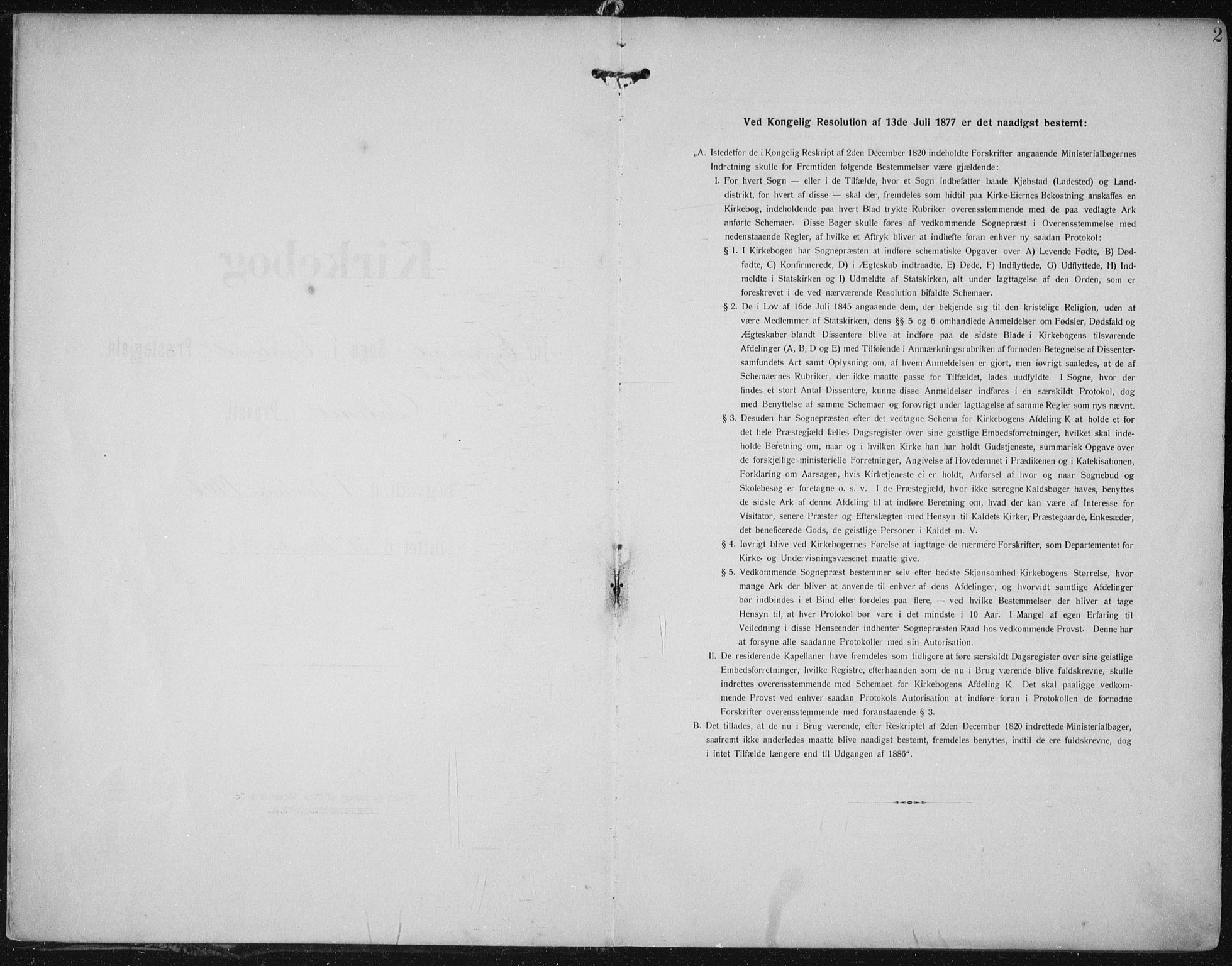 Eigersund sokneprestkontor, SAST/A-101807/S08/L0022: Ministerialbok nr. A 21, 1905-1928, s. 2