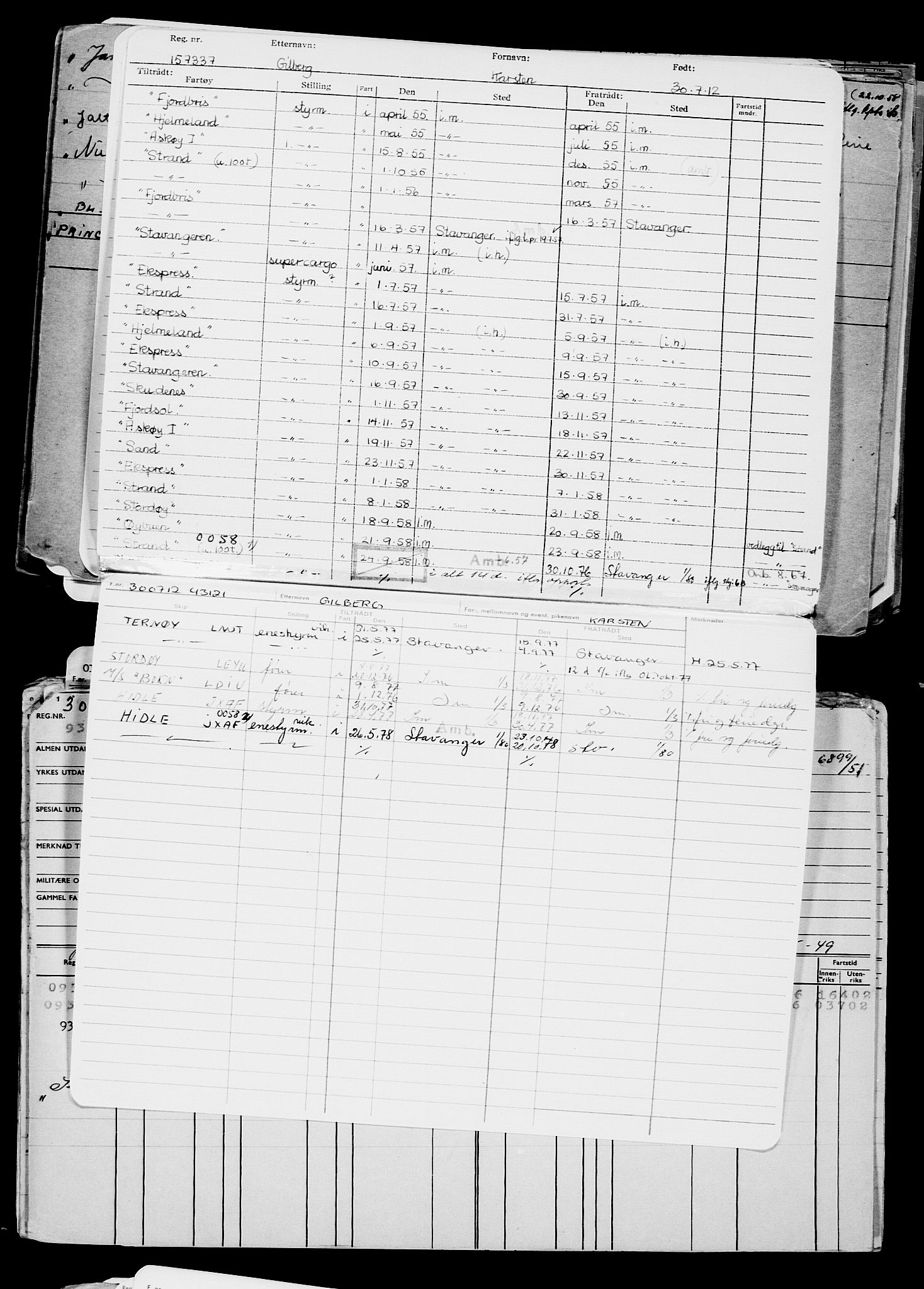 Direktoratet for sjømenn, AV/RA-S-3545/G/Gb/L0106: Hovedkort, 1912, s. 260