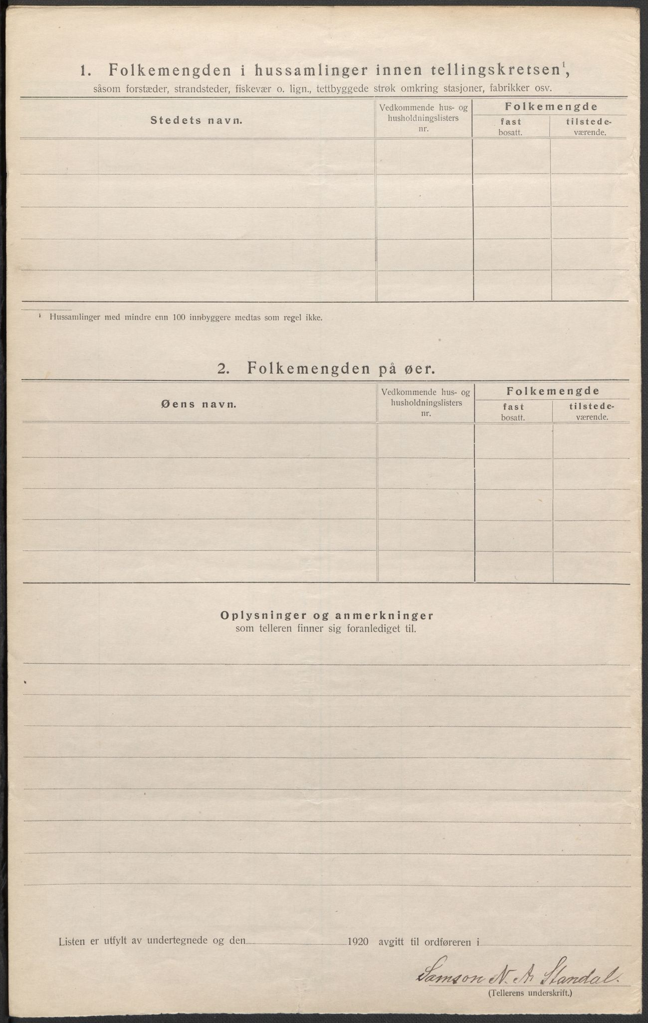 SAB, Folketelling 1920 for 1437 Kinn herred, 1920, s. 91