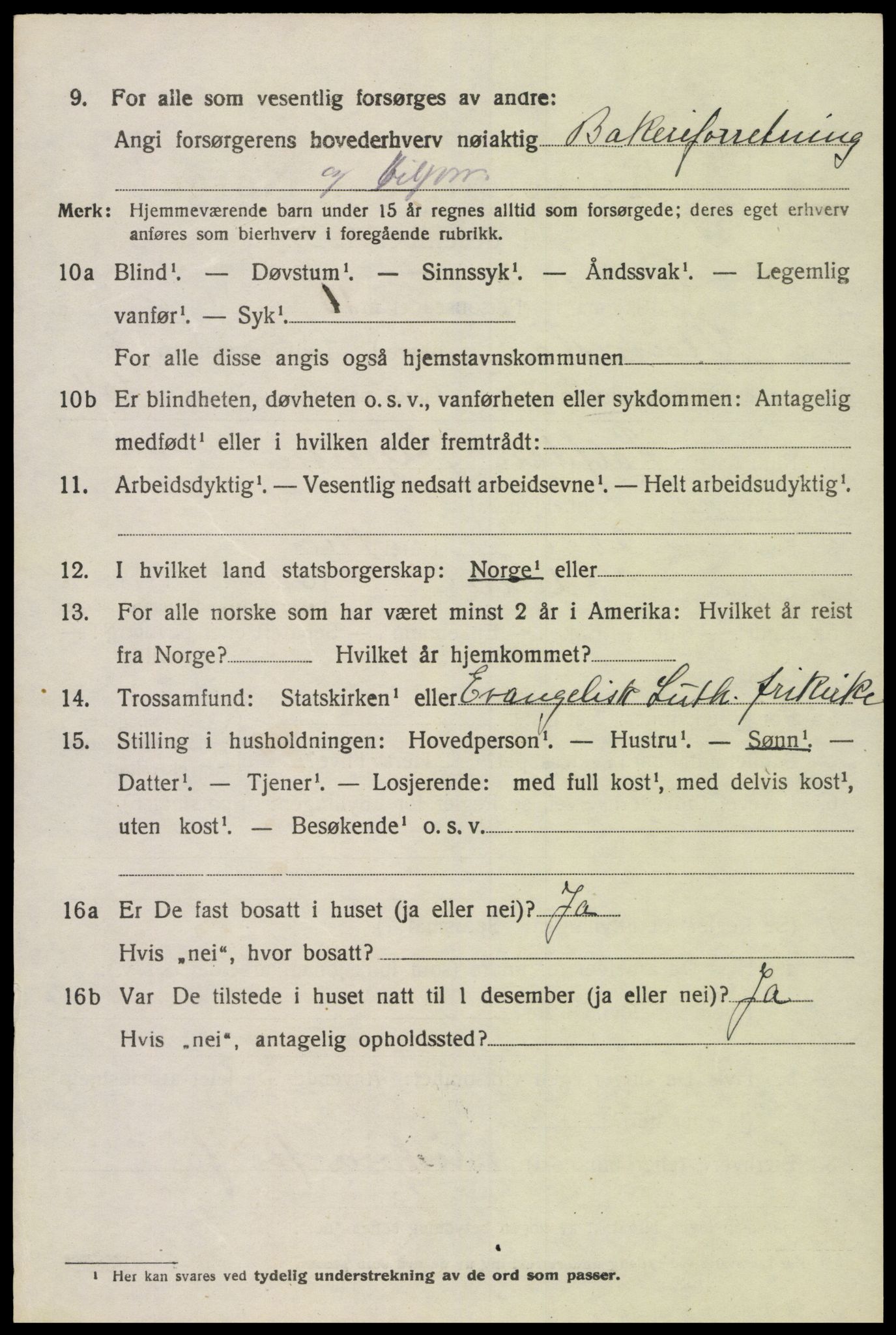 SAK, Folketelling 1920 for 1014 Vennesla herred, 1920, s. 4815