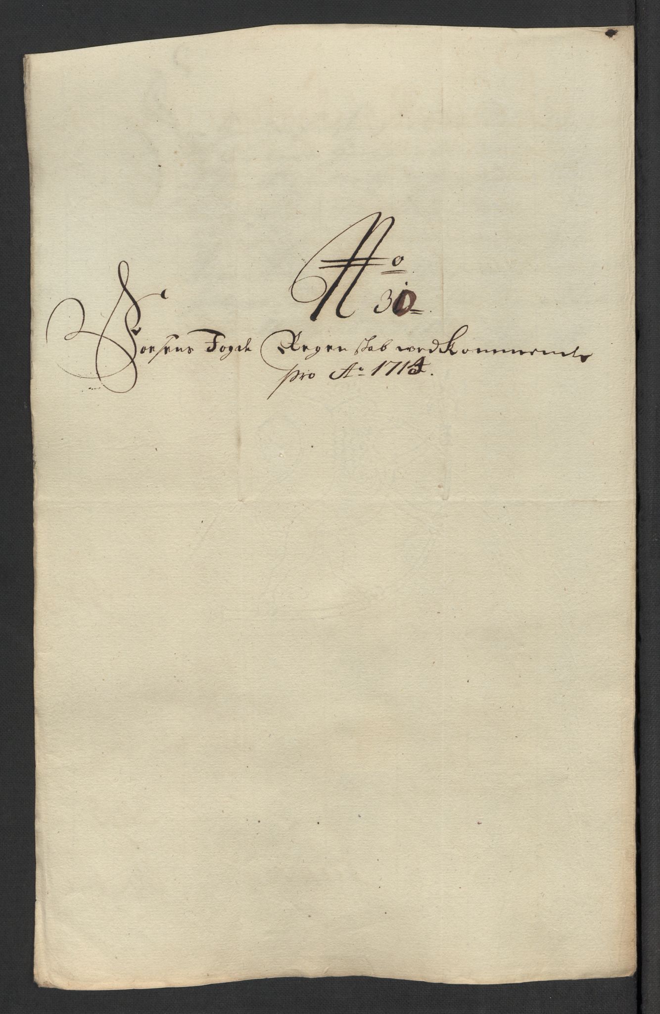 Rentekammeret inntil 1814, Reviderte regnskaper, Fogderegnskap, RA/EA-4092/R57/L3862: Fogderegnskap Fosen, 1714, s. 195