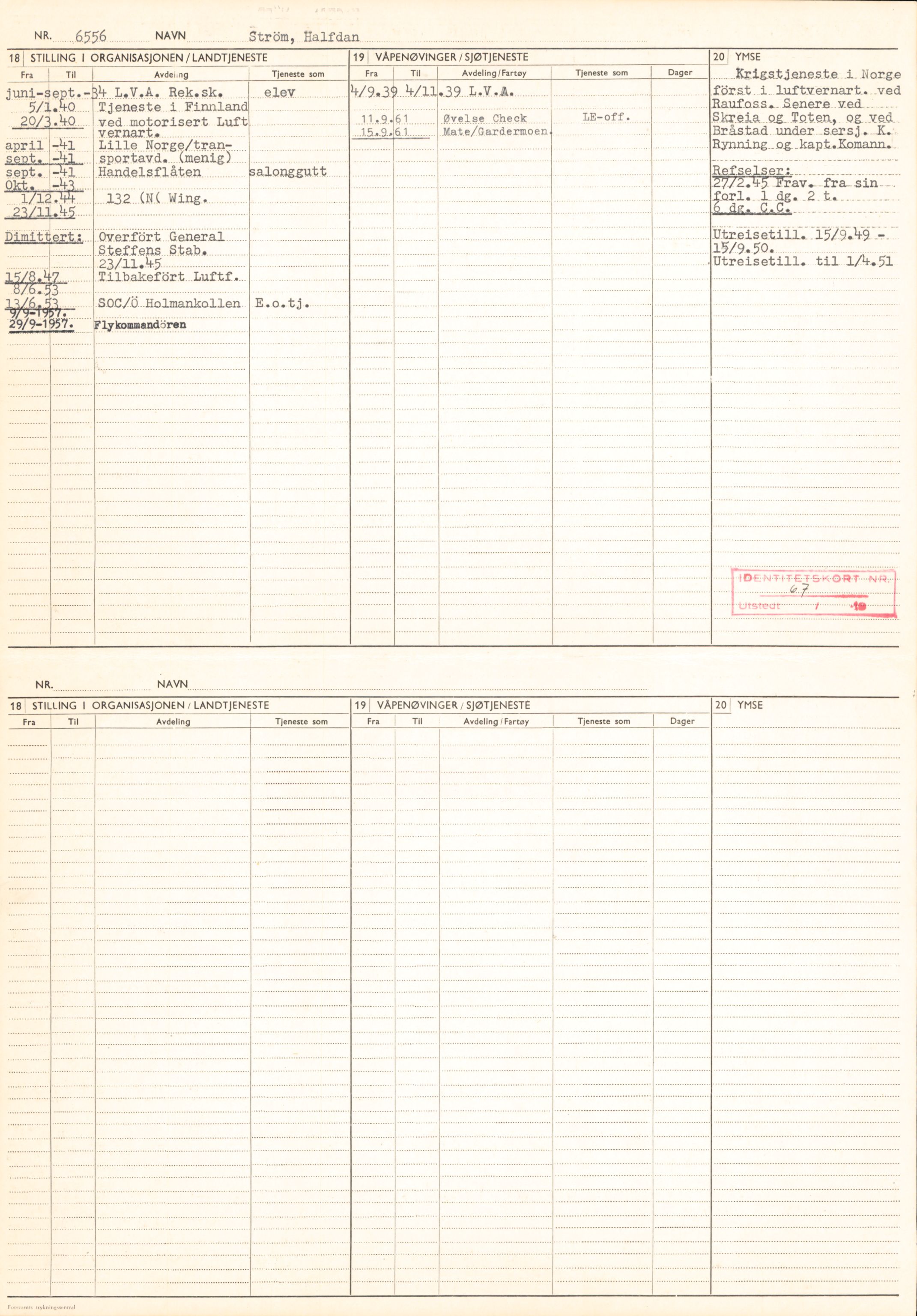 Forsvaret, Forsvarets overkommando/Luftforsvarsstaben, RA/RAFA-4079/P/Pa/L0038: Personellpapirer, 1914, s. 204