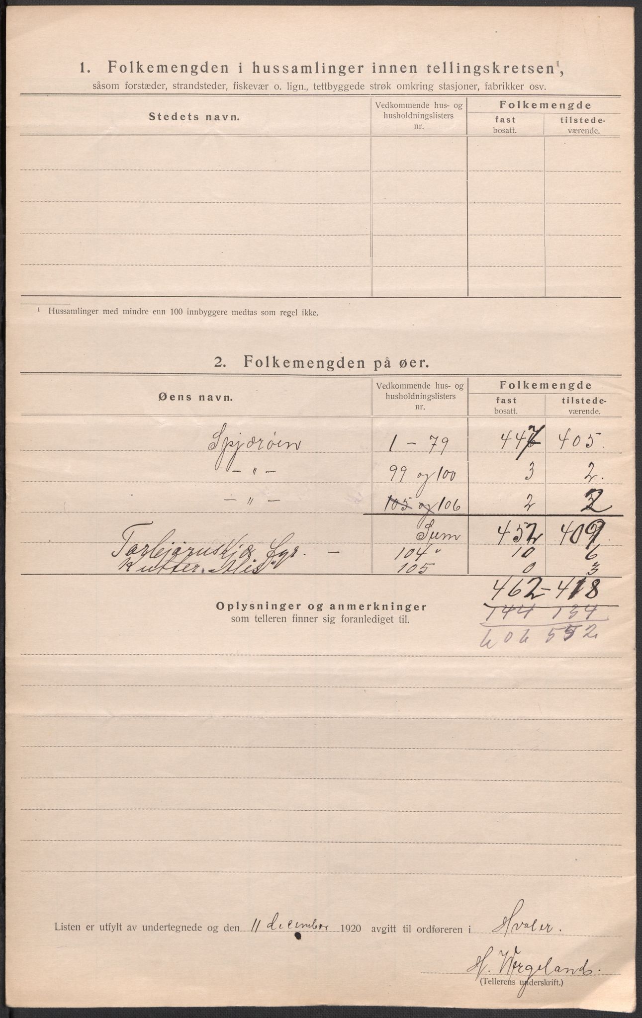 SAO, Folketelling 1920 for 0111 Hvaler herred, 1920, s. 33