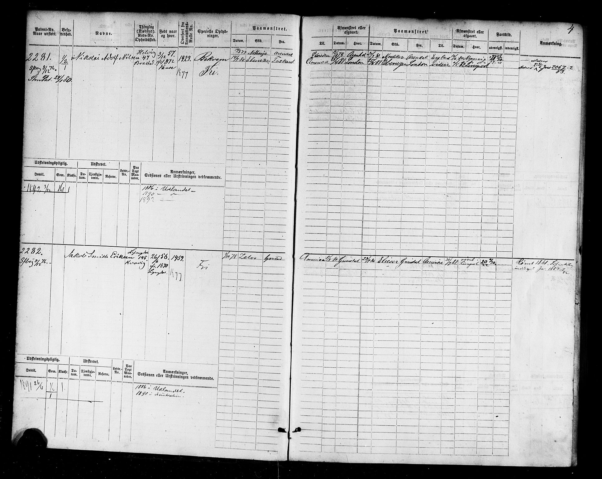 Farsund mønstringskrets, AV/SAK-2031-0017/F/Fb/L0004: Hovedrulle nr 2275-3040, M-7, 1875-1915, s. 5