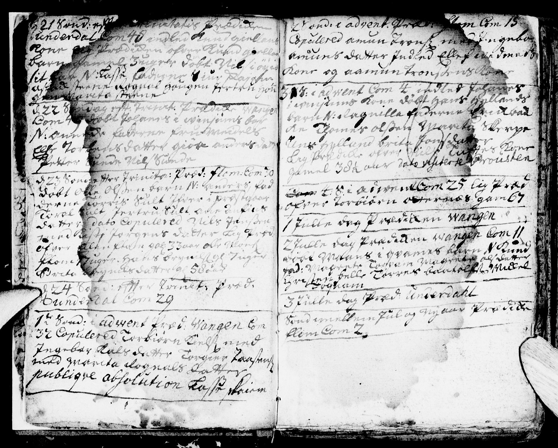 Aurland sokneprestembete, SAB/A-99937/H/Ha/Haa/L0002: Ministerialbok nr. A 2, 1726-1734, s. 6