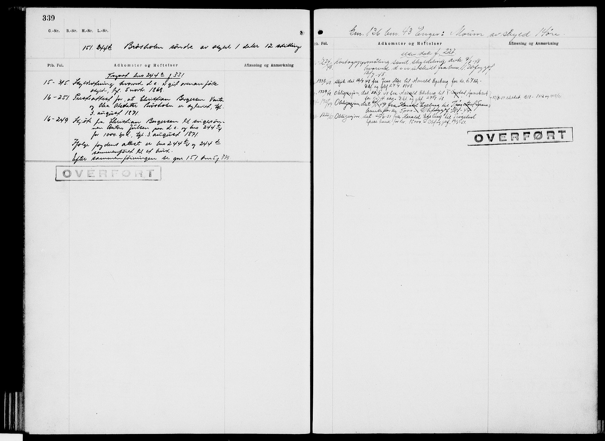 Rakkestad sorenskriveri, SAO/A-10686/G/Ga/Gaf/L0004b: Panteregister nr. VI 4b, 1795-1959, s. 339