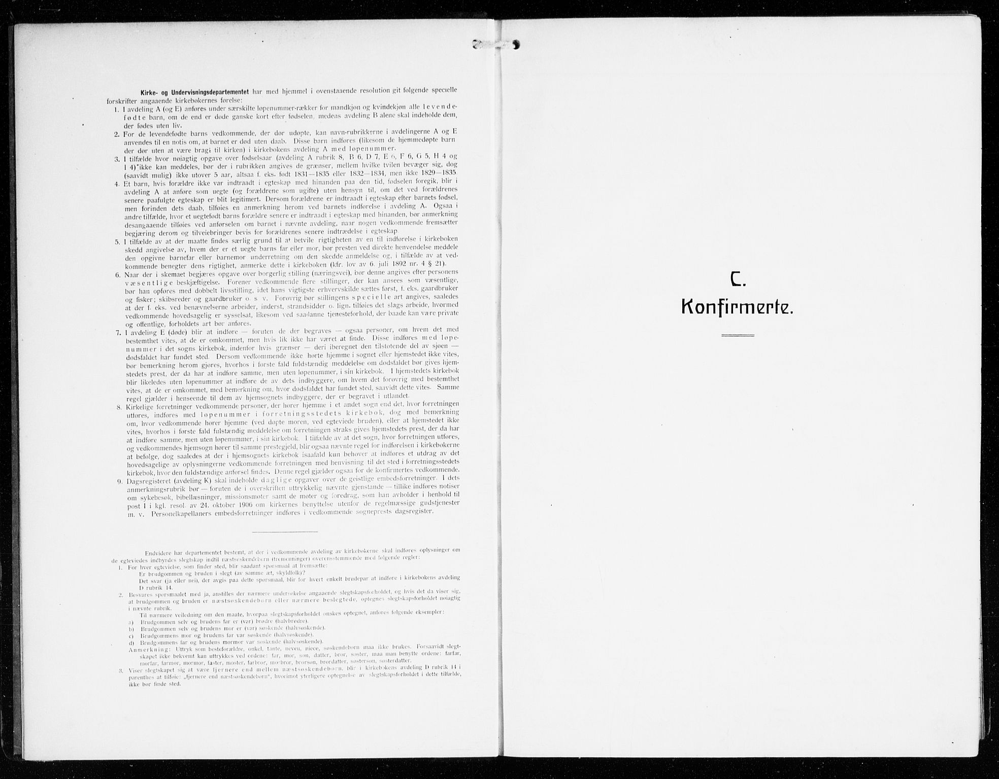 Nykirken Sokneprestembete, SAB/A-77101/H/Haa/L0030: Ministerialbok nr. C 9, 1913-1936