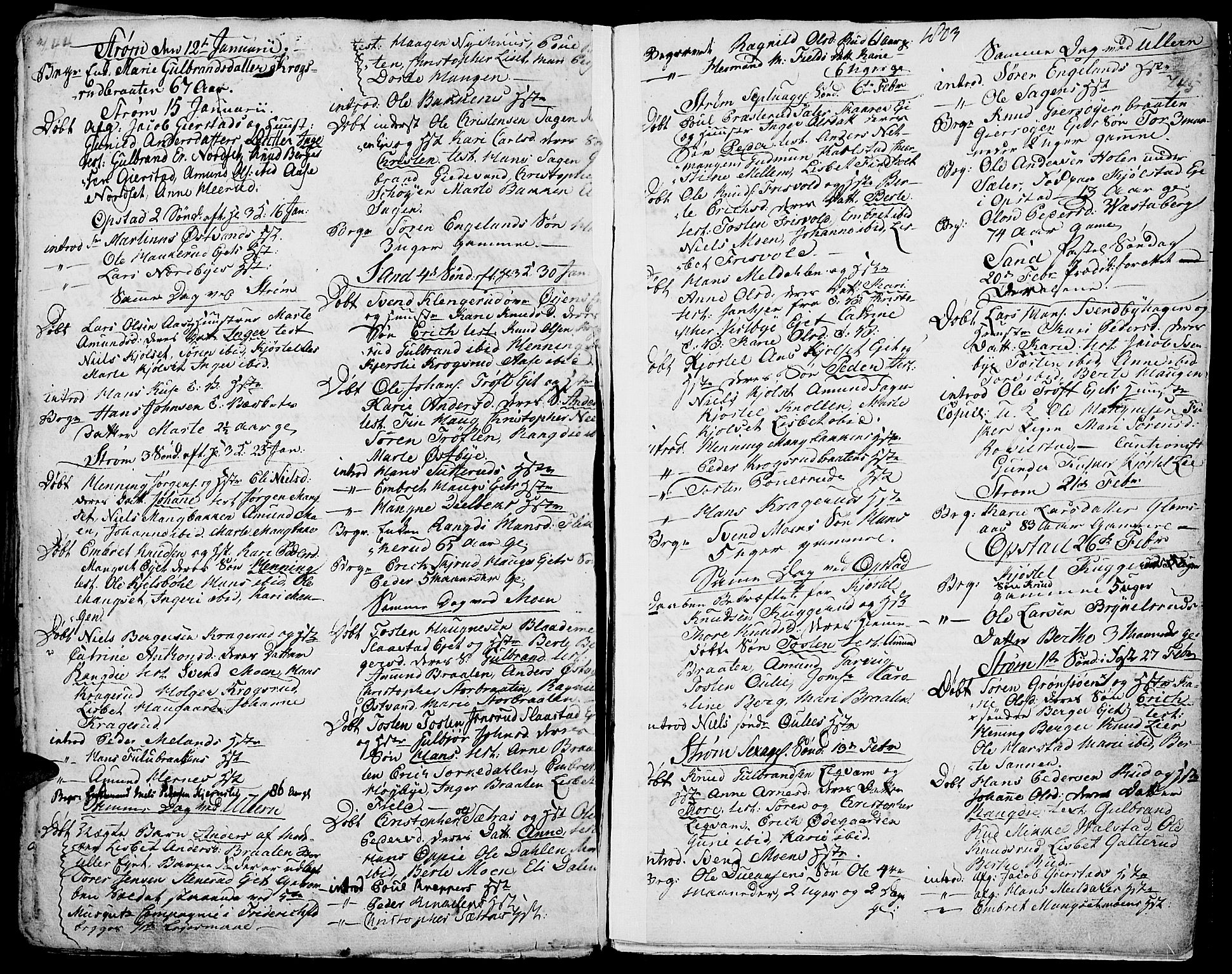 Strøm-Odalen prestekontor, AV/SAH-PREST-028/H/Ha/Haa/L0003: Ministerialbok nr. 3, 1741-1803, s. 744-745