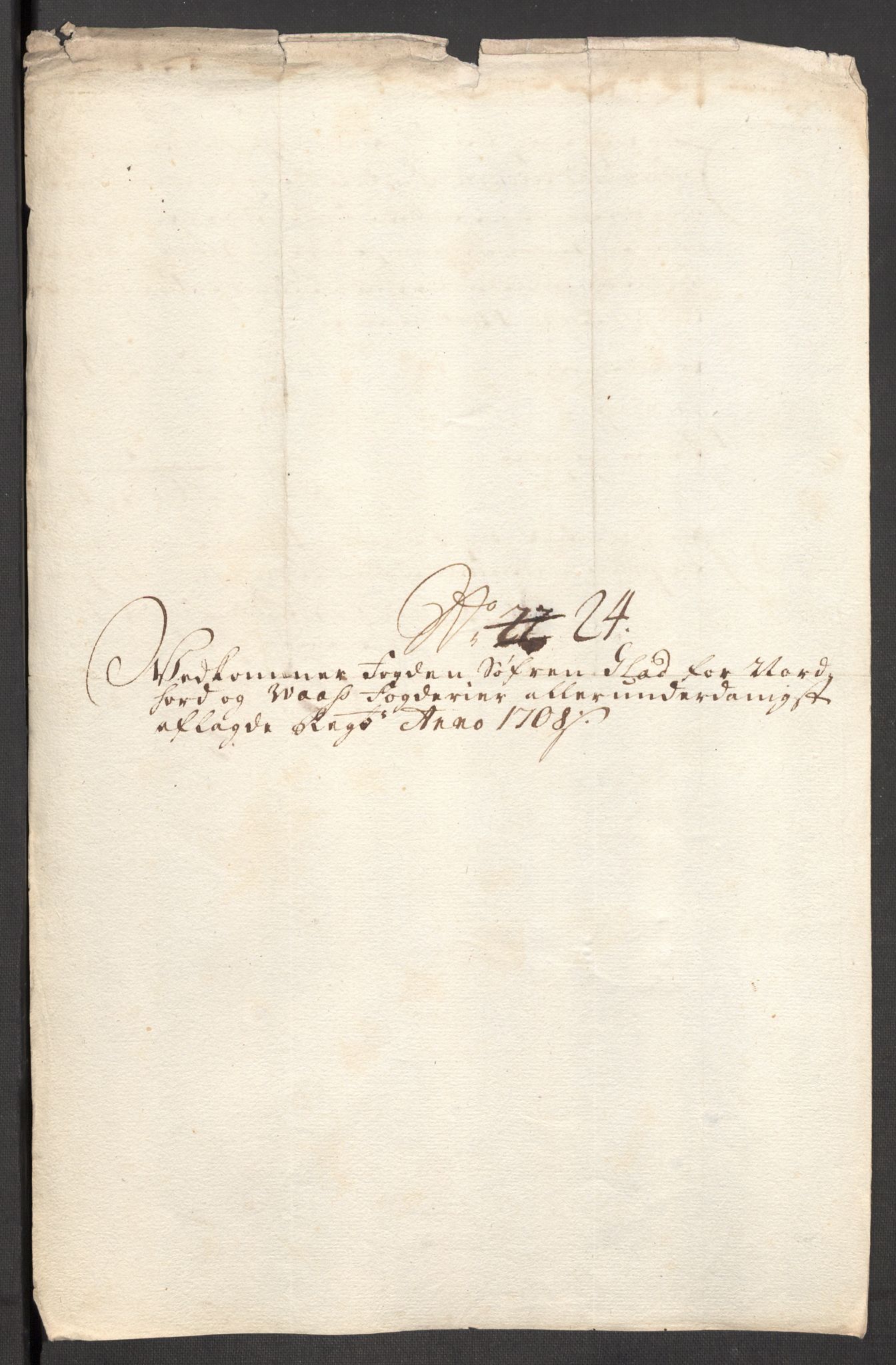 Rentekammeret inntil 1814, Reviderte regnskaper, Fogderegnskap, AV/RA-EA-4092/R51/L3189: Fogderegnskap Nordhordland og Voss, 1708, s. 364