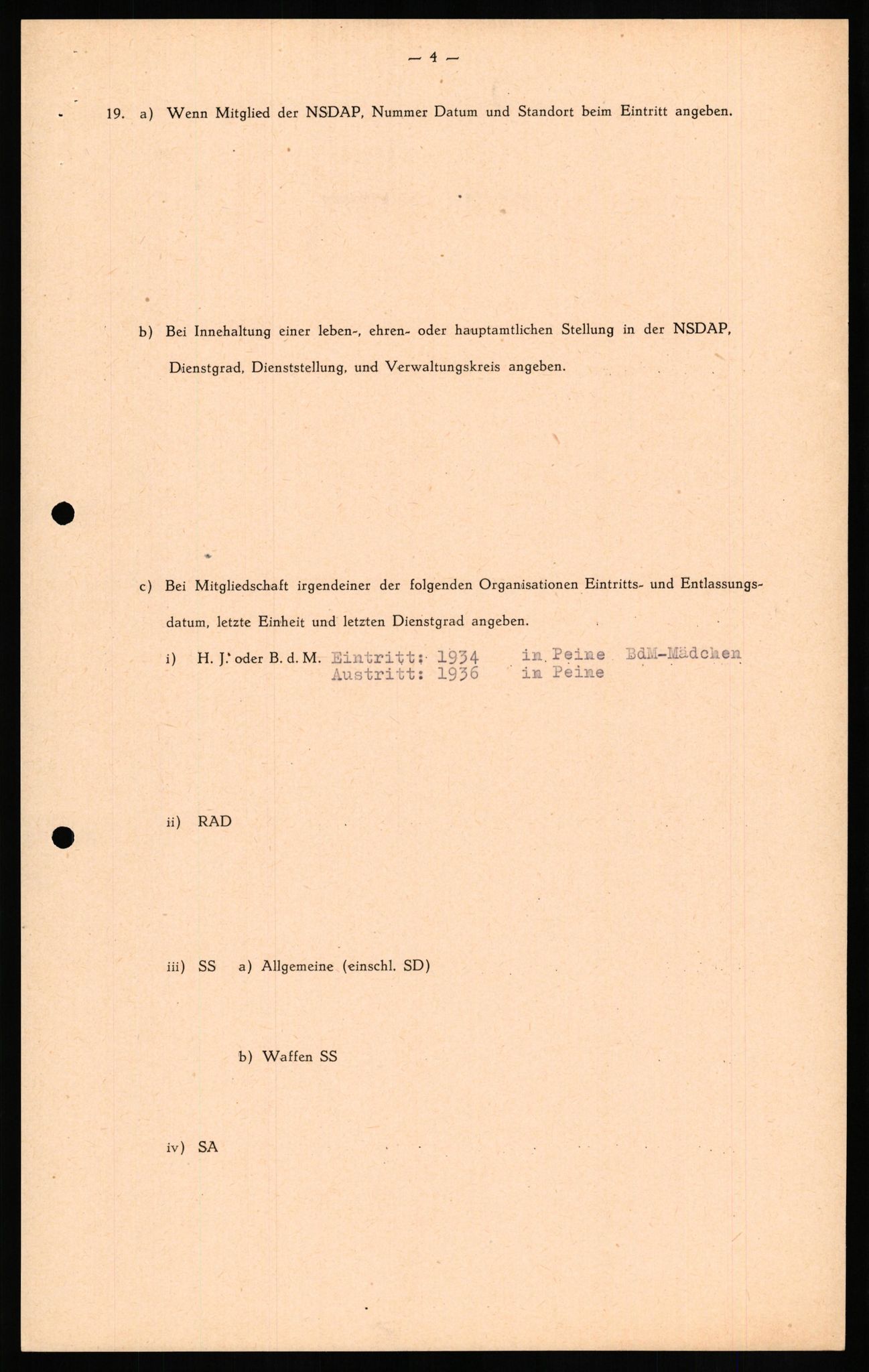 Forsvaret, Forsvarets overkommando II, AV/RA-RAFA-3915/D/Db/L0017: CI Questionaires. Tyske okkupasjonsstyrker i Norge. Tyskere., 1945-1946, s. 332