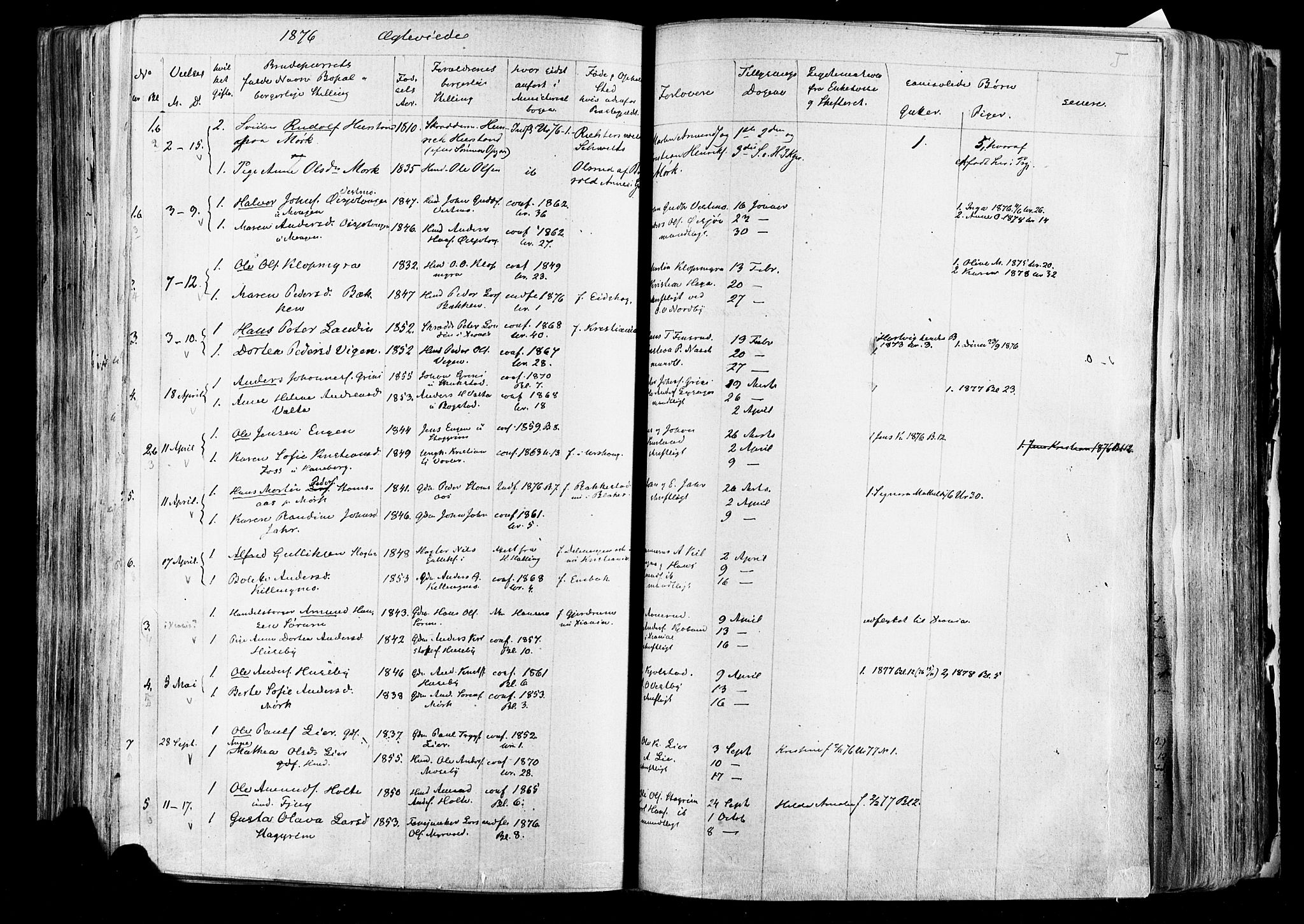 Aurskog prestekontor Kirkebøker, AV/SAO-A-10304a/F/Fa/L0007: Ministerialbok nr. I 7, 1854-1877