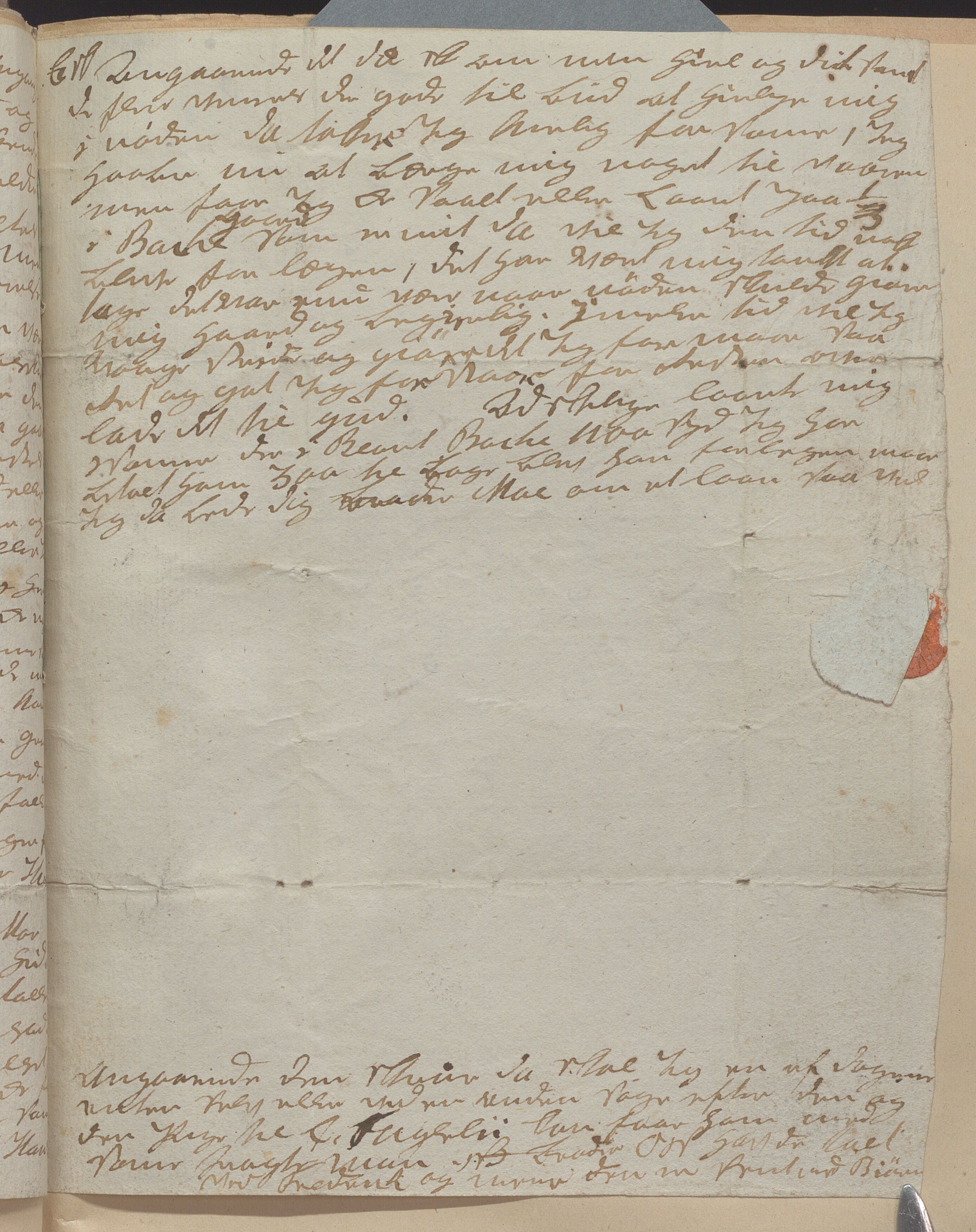 Heggtveitsamlingen, TMF/A-1007/H/L0050: Innbundne brev, Ms A, med innlagt registratur. , 1800-1850