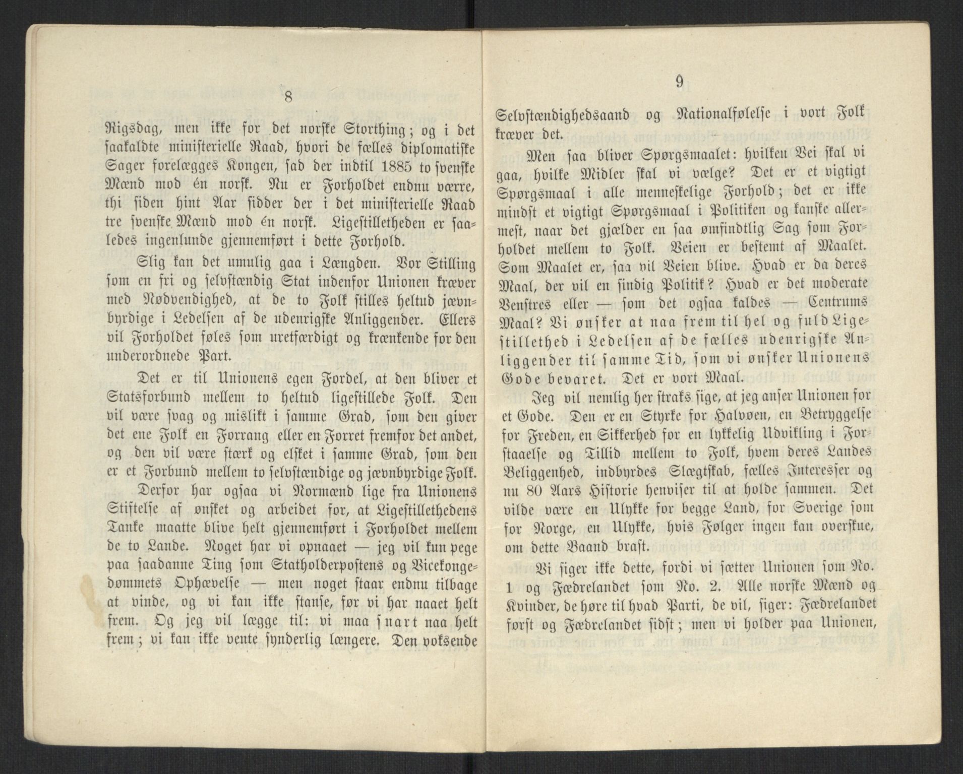 Venstres Hovedorganisasjon, AV/RA-PA-0876/X/L0001: De eldste skrifter, 1860-1936, s. 504