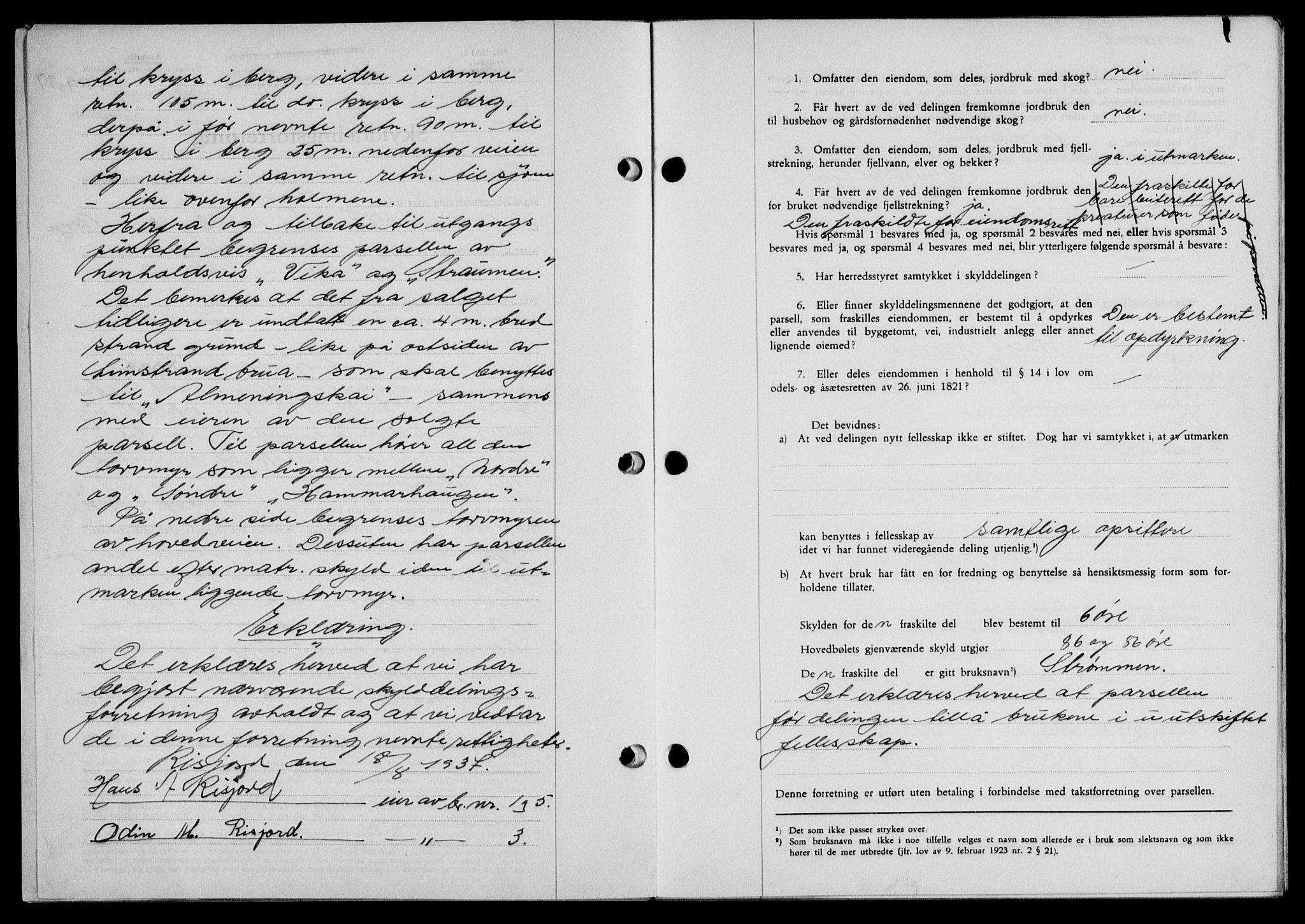 Lofoten sorenskriveri, SAT/A-0017/1/2/2C/L0002a: Pantebok nr. 2a, 1937-1937, Dagboknr: 1759/1937